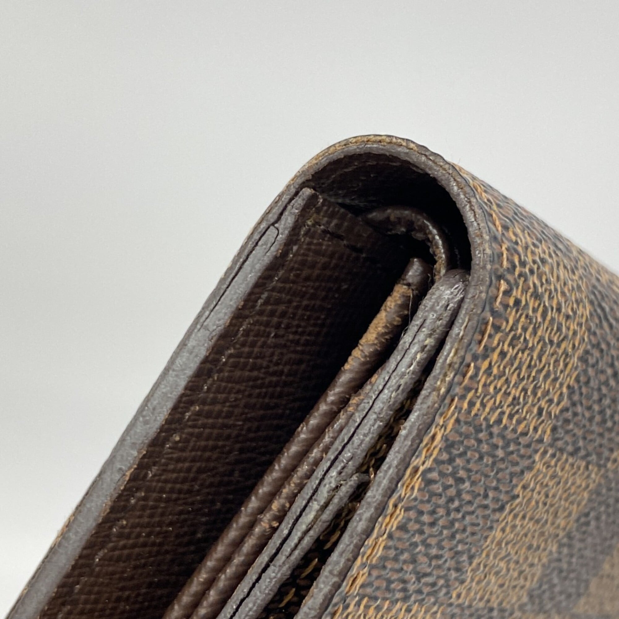 Louis Vuitton Ebene Long Wallet (Tri-Fold) (Pre-Owned)