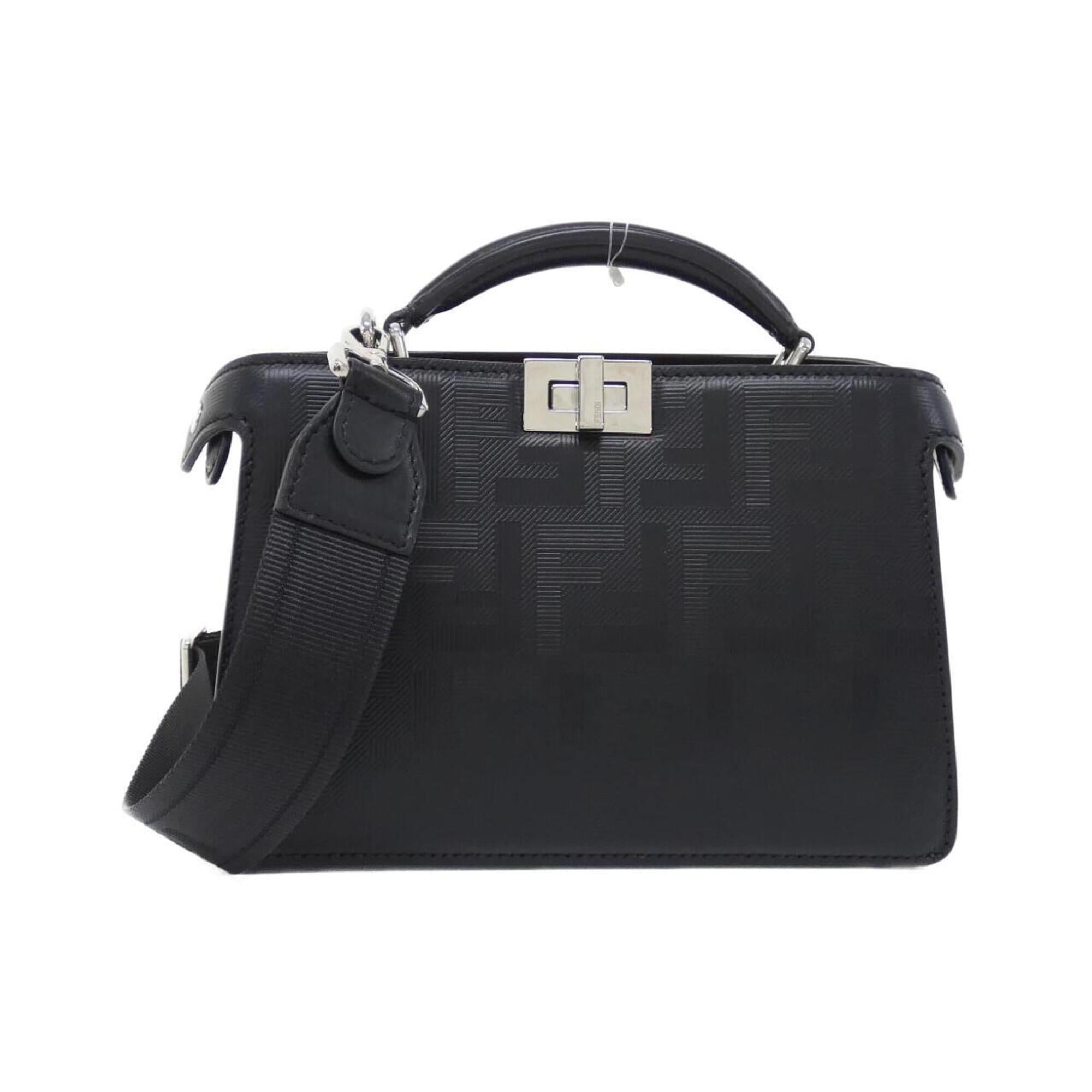 Fendi Black Leather Handbag (Pre-Owned)