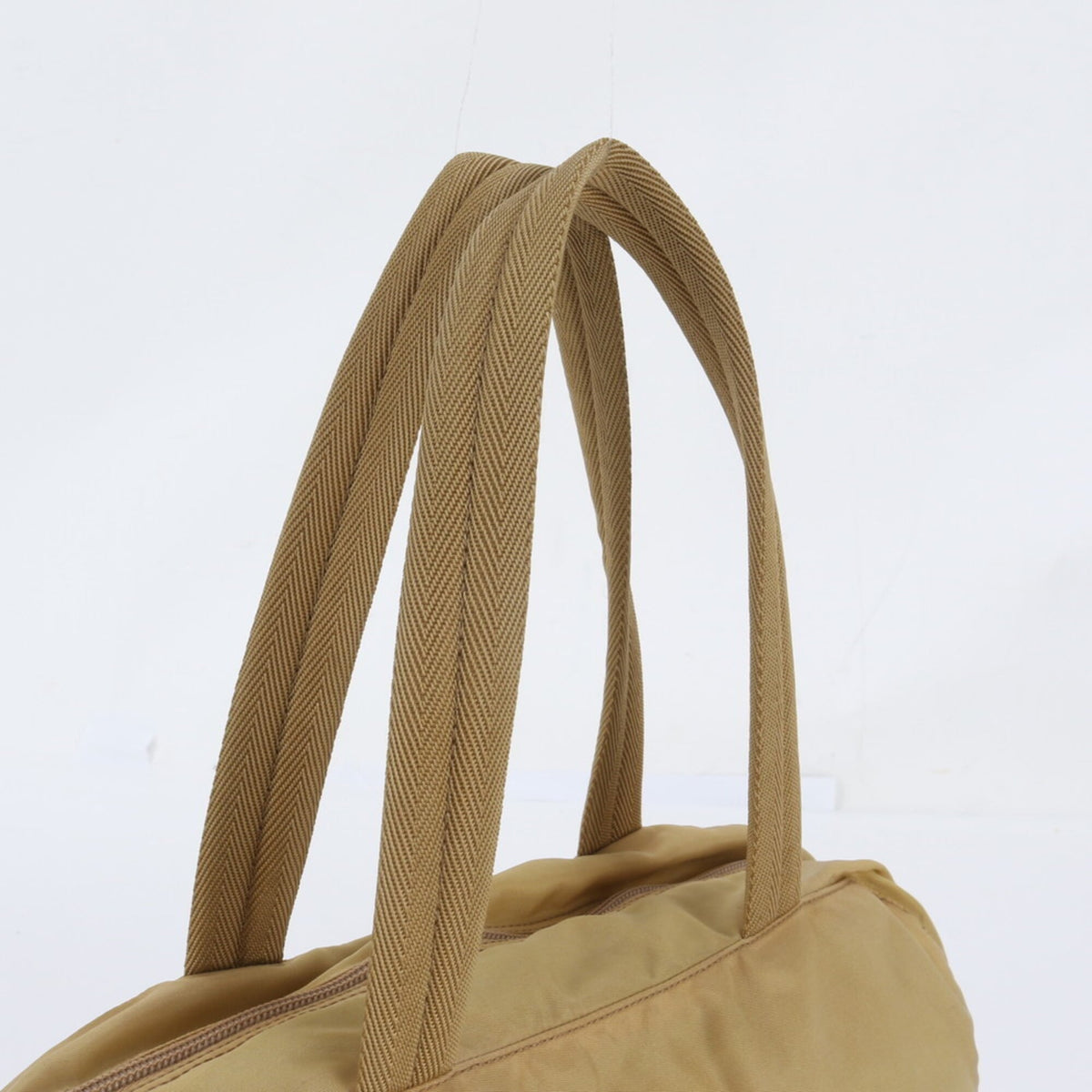 Prada Beige Handbag Shoulder Bag Tote Bag (Pre-Owned)
