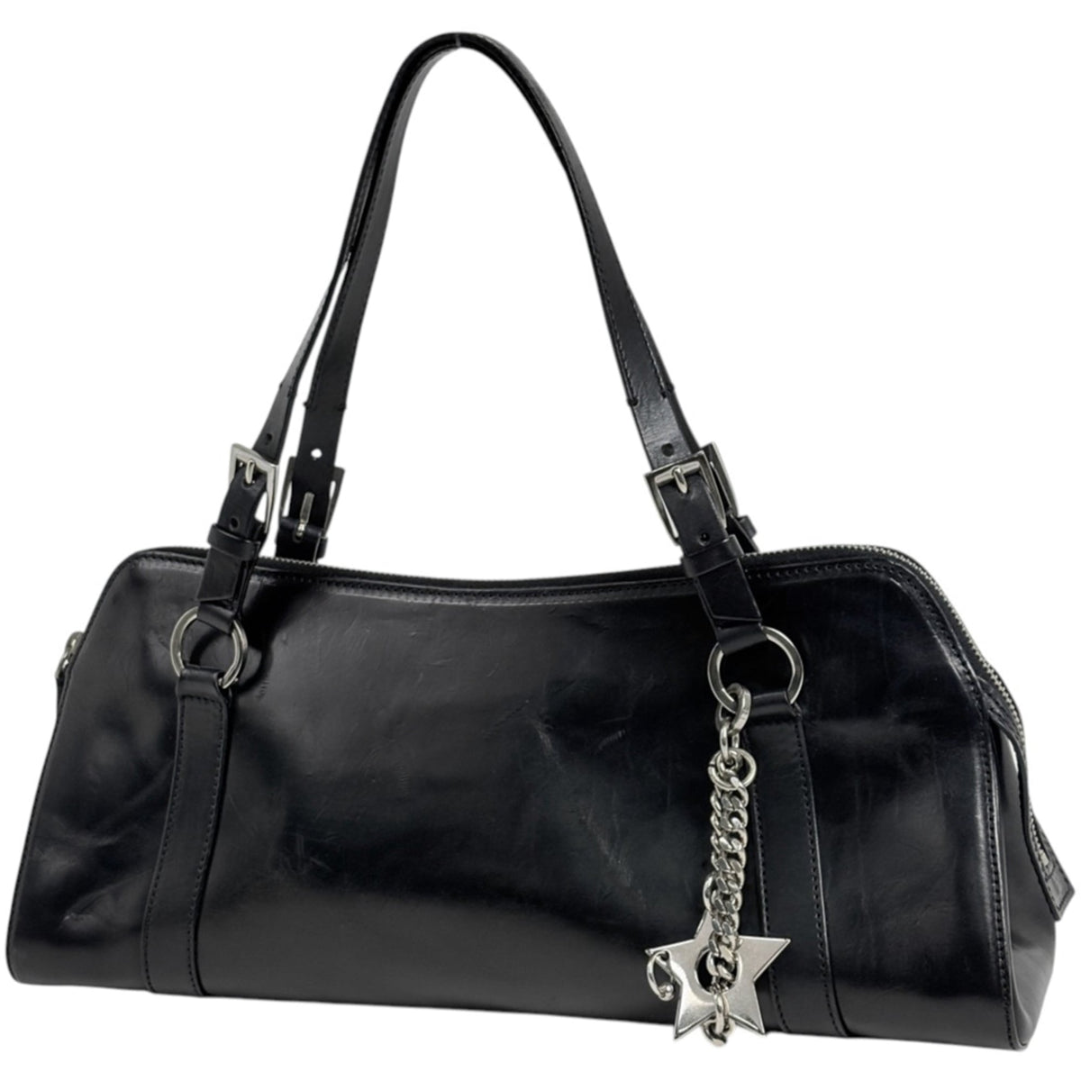 Christian Dior Black Leather Handbag (Pre-Owned)