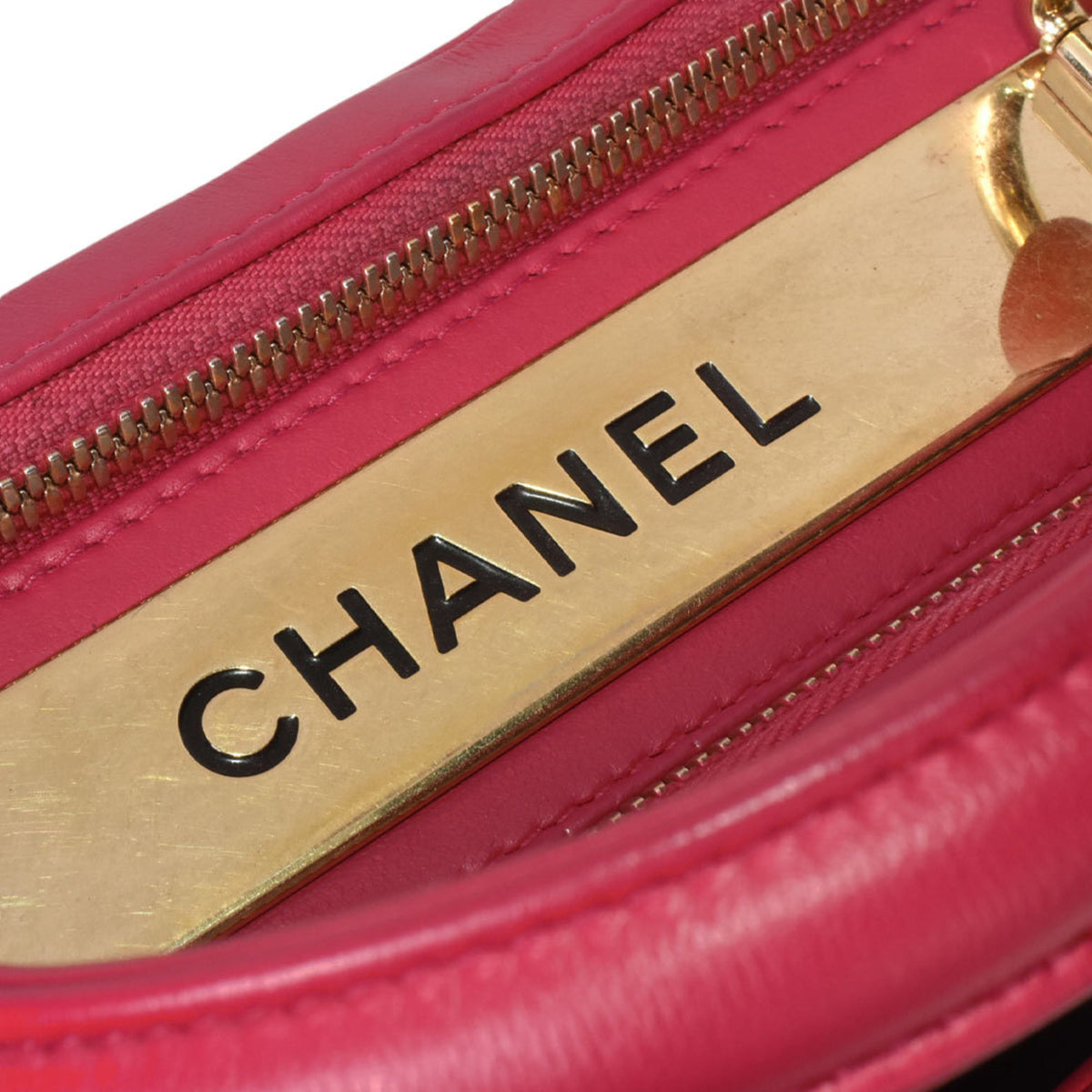 Chanel Pink Suede Handbag Shoulder Bag (Pre-Owned)