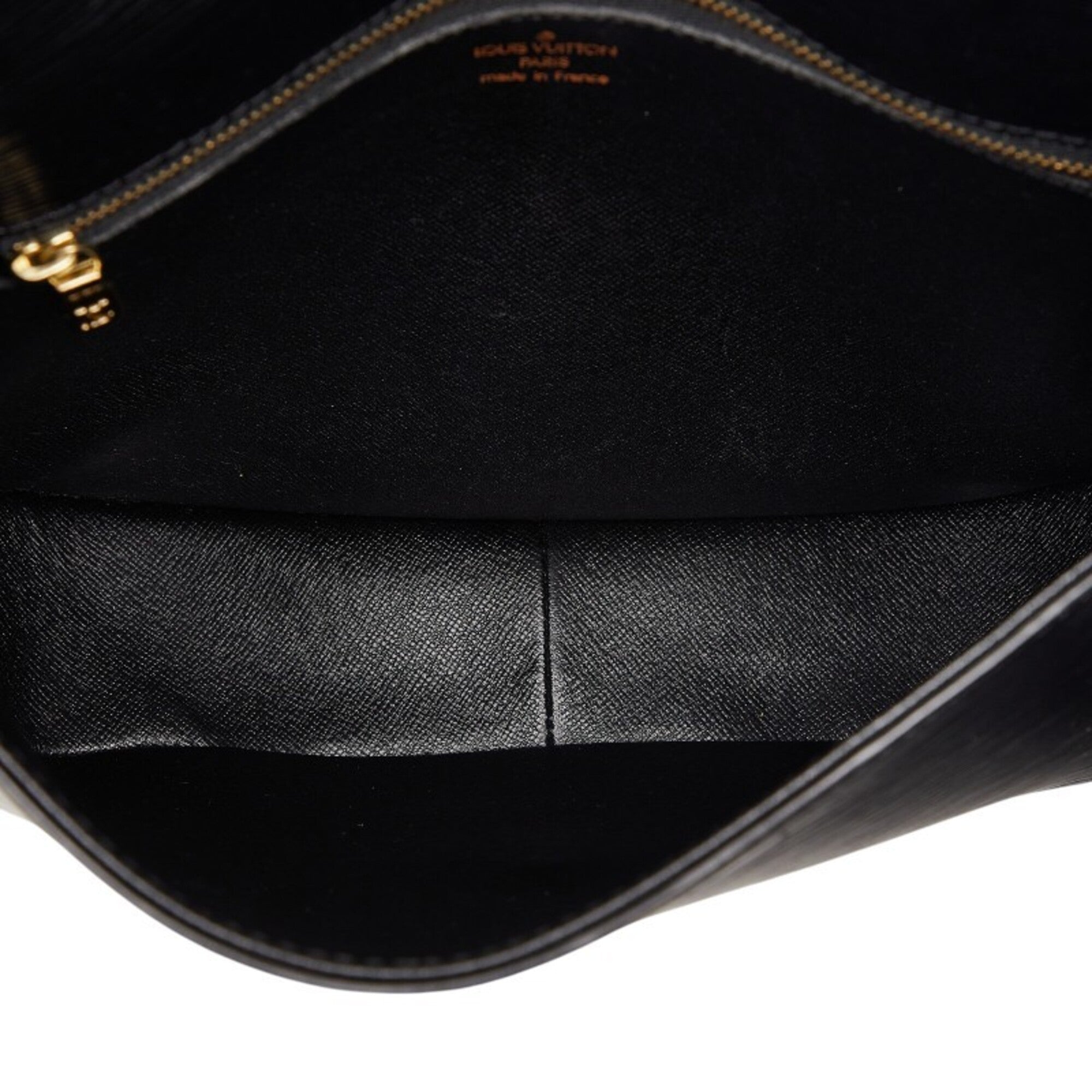 Louis Vuitton Black Noir Leather Shoulder Bag (Pre-Owned)