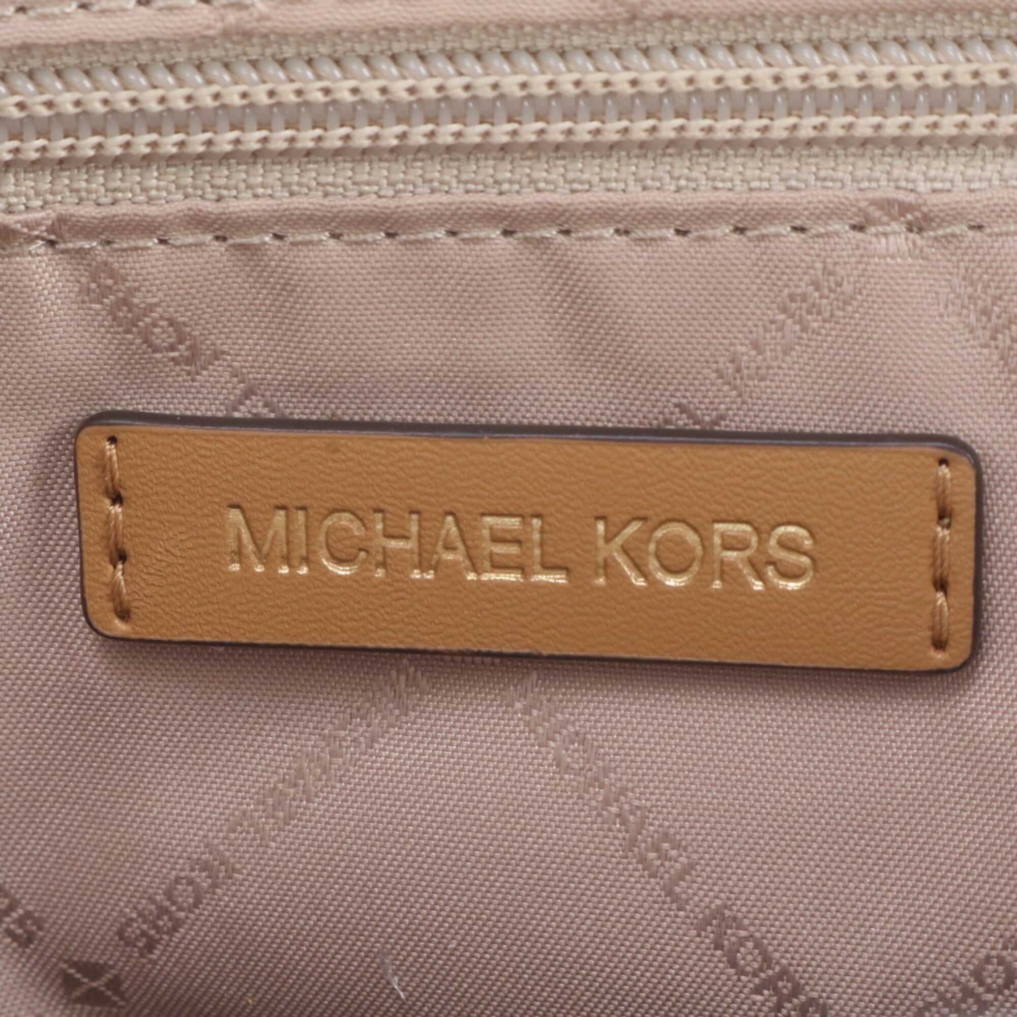 Michael Kors Brown Leather Handbag Shoulder Bag Tote Bag (Pre-Owned)
