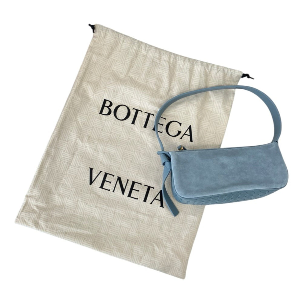 Bottega Veneta Blue Shoulder Bag (Pre-Owned)