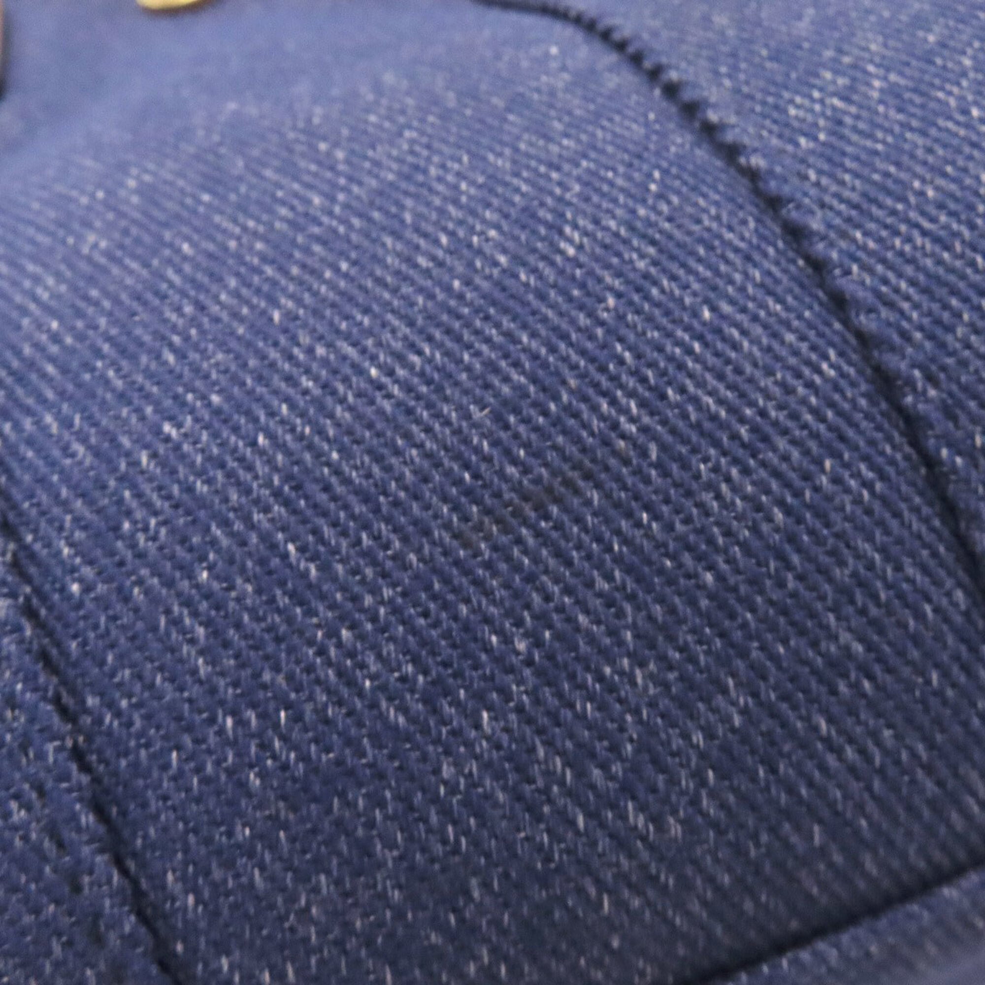Bally Blue Canvas Handbag (Pre-Owned)