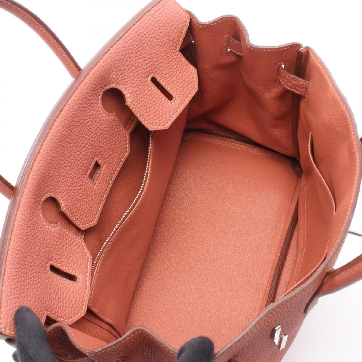Hermes Pink Rosy Togo Leather Handbag (Pre-Owned)