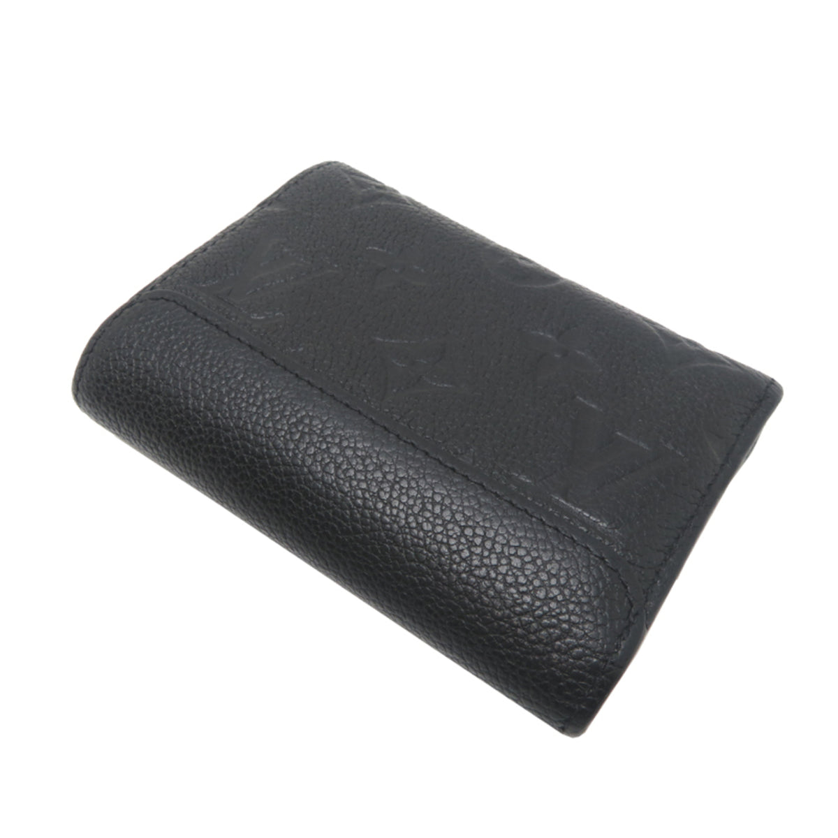 Louis Vuitton Black Noir Monogram Empreinte Wallet (Tri-Fold) (Pre-Owned)
