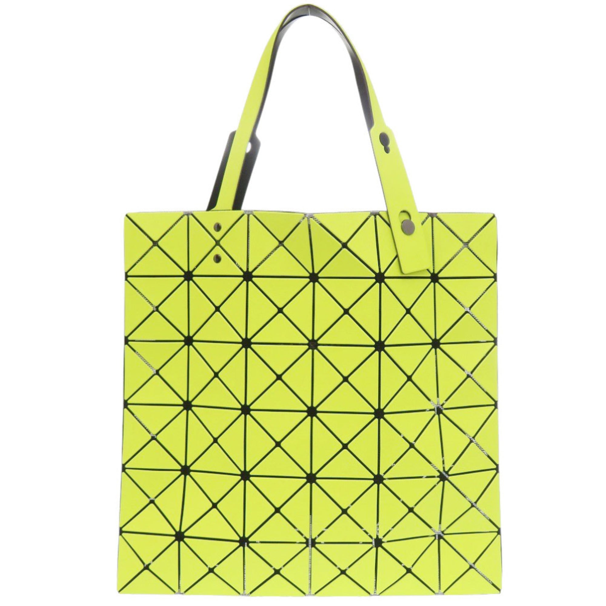 Issey Miyake Yellow Polyester Nylon Handbag (Pre-Owned)