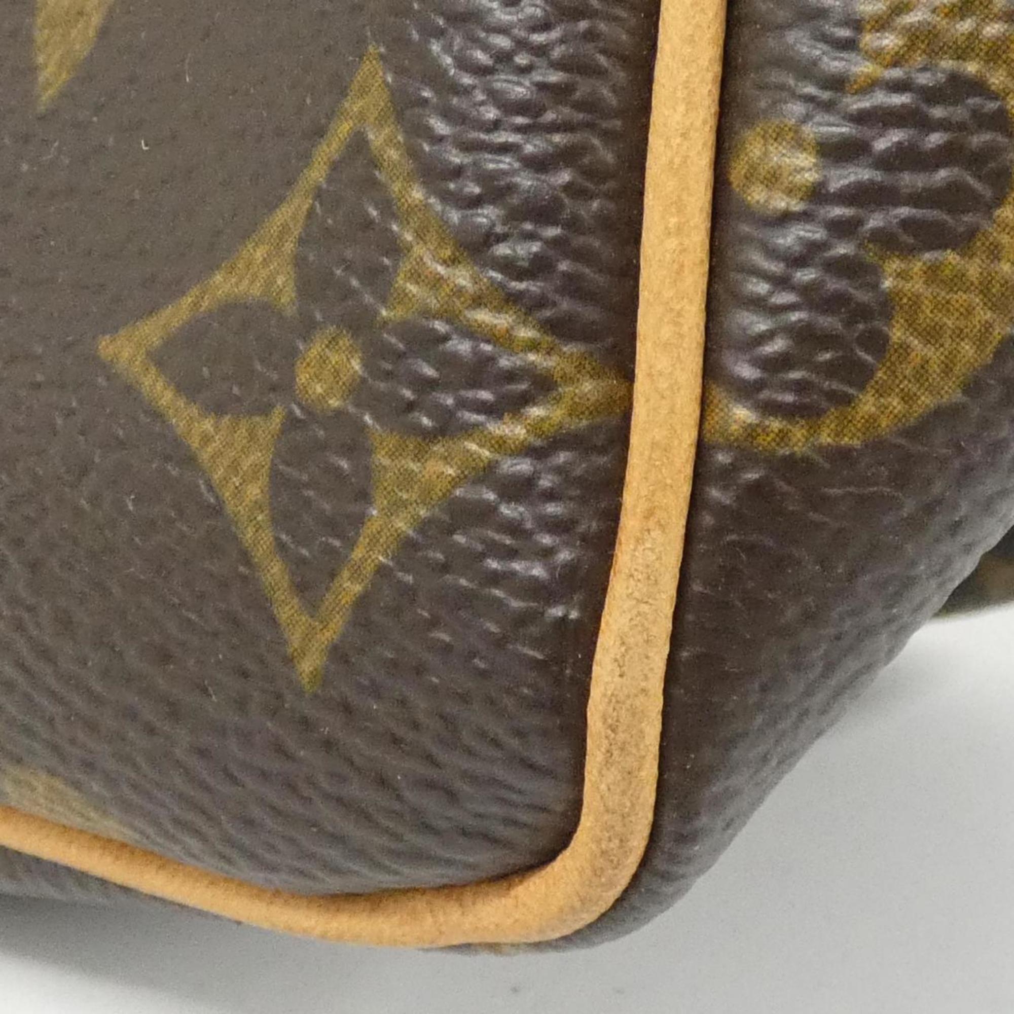 Louis Vuitton Brown Coated Canvas Shoulder Bag (Pre-Owned)