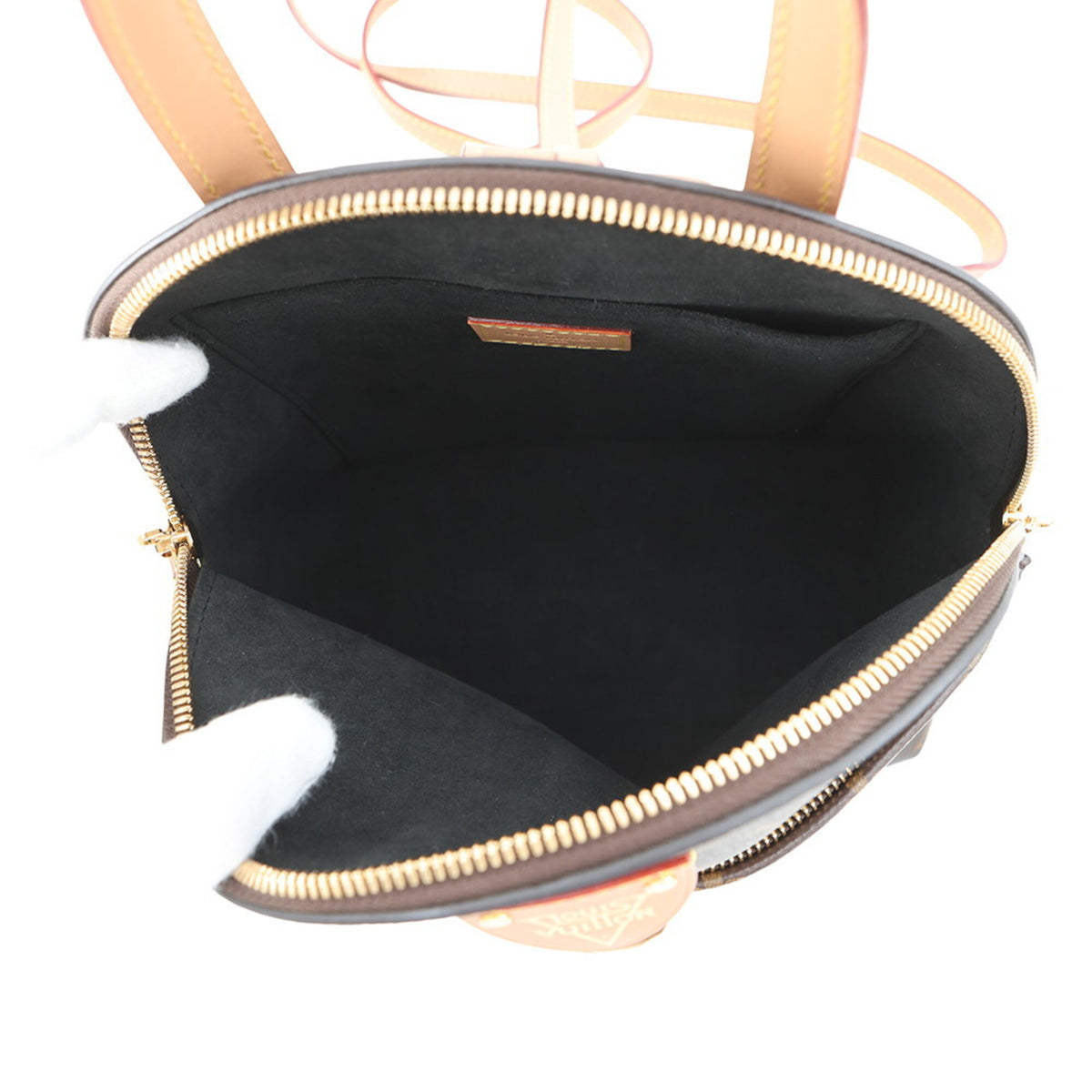 Louis Vuitton Monogram Noir Monogram Backpack Handbag (Pre-Owned)