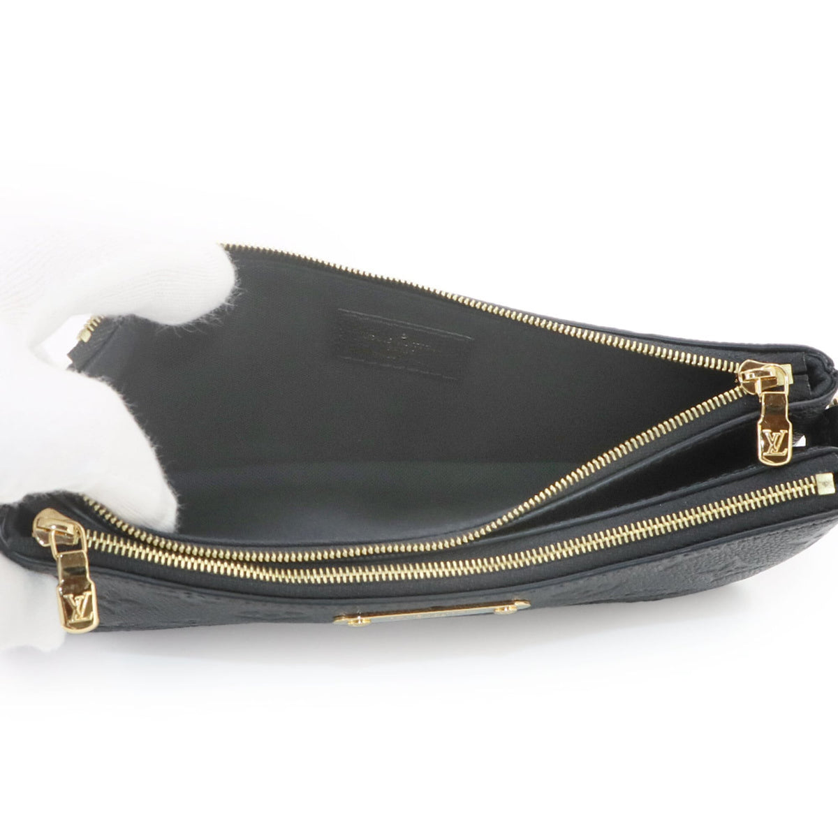 Louis Vuitton Black Monogram Empreinte Leather Handbag Shoulder Bag (Pre-Owned)