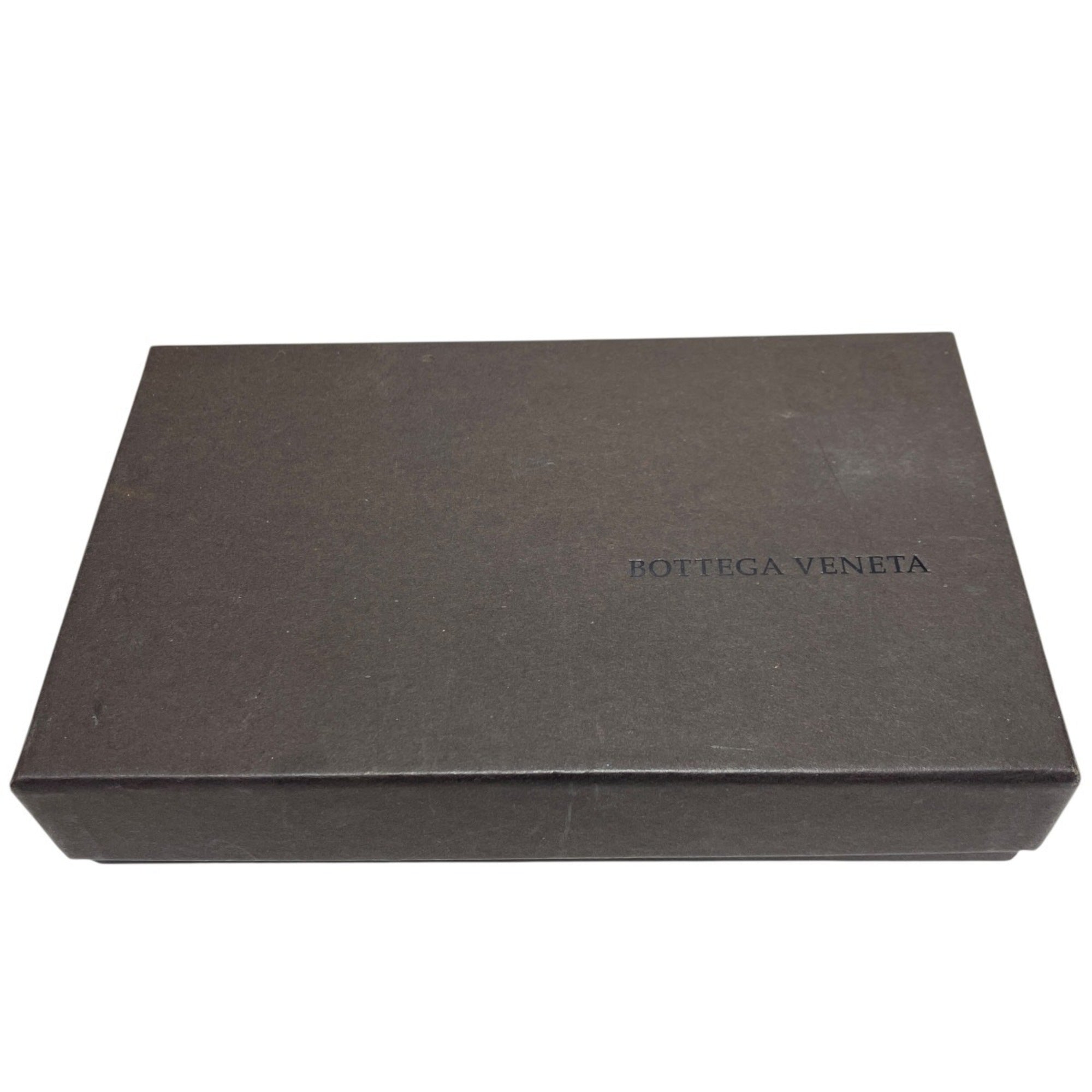 Bottega Veneta Khaki Leather Long Wallet (Tri-Fold) (Pre-Owned)