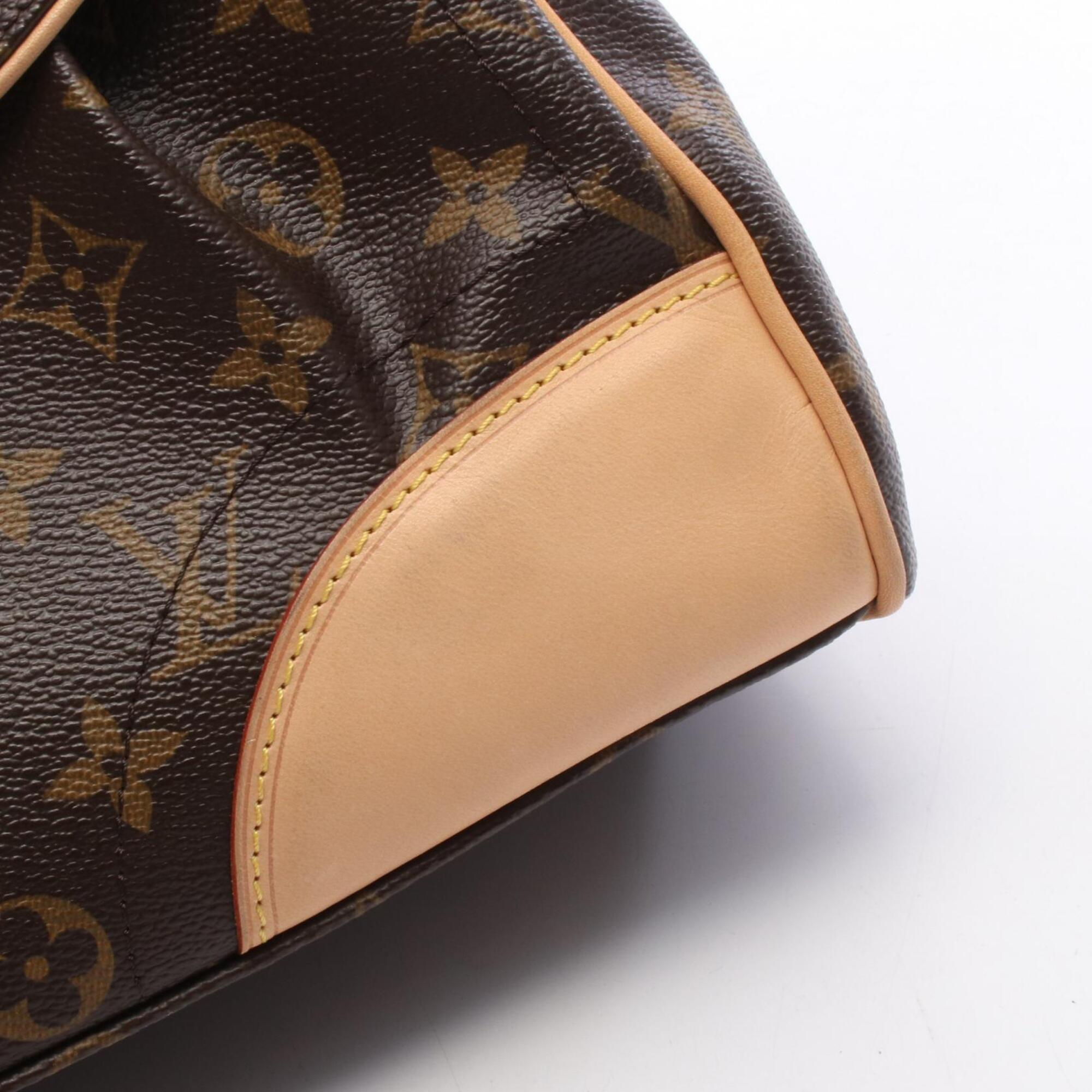 Louis Vuitton Brown Monogram Monogram Leather Handbag Shoulder Bag (Pre-Owned)