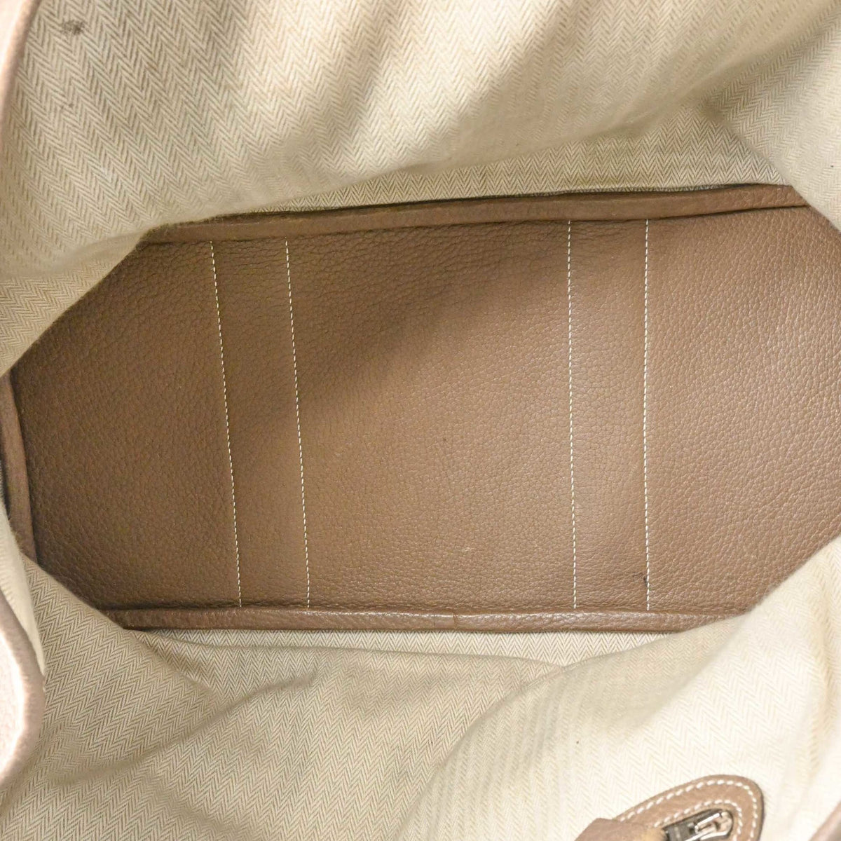 Hermes Etoupe Gray Negonda Leather Tote Bag (Pre-Owned)