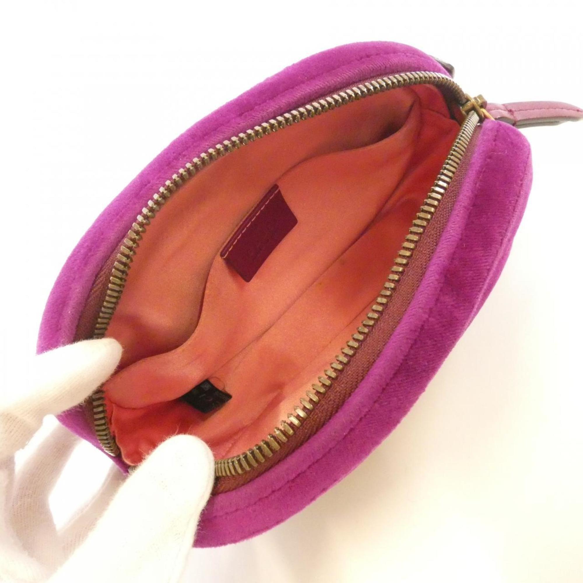Gucci Purple Velvet Fanny Pack (Pre-Owned)