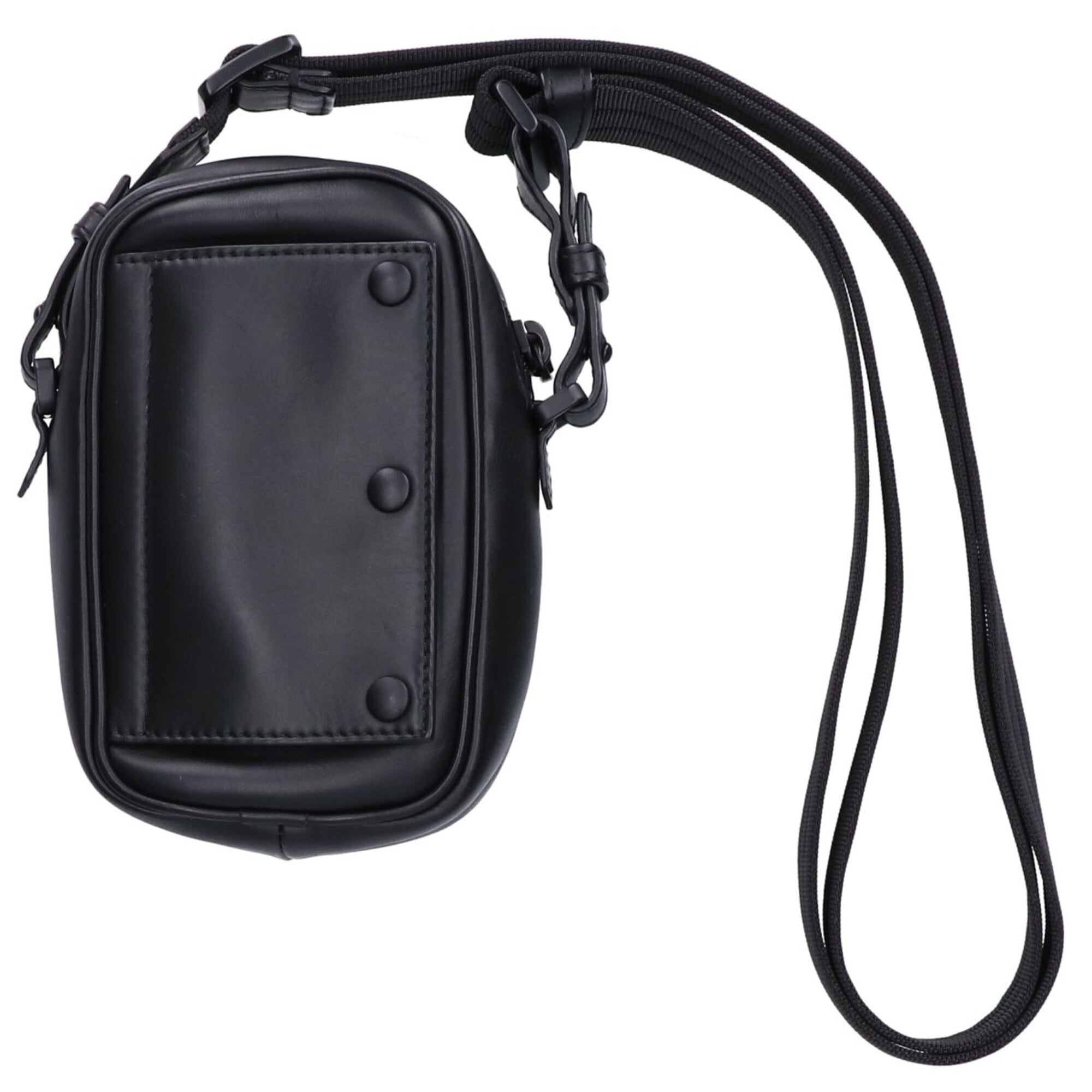 Bottega Veneta Black Leather Shoulder Bag (Pre-Owned)