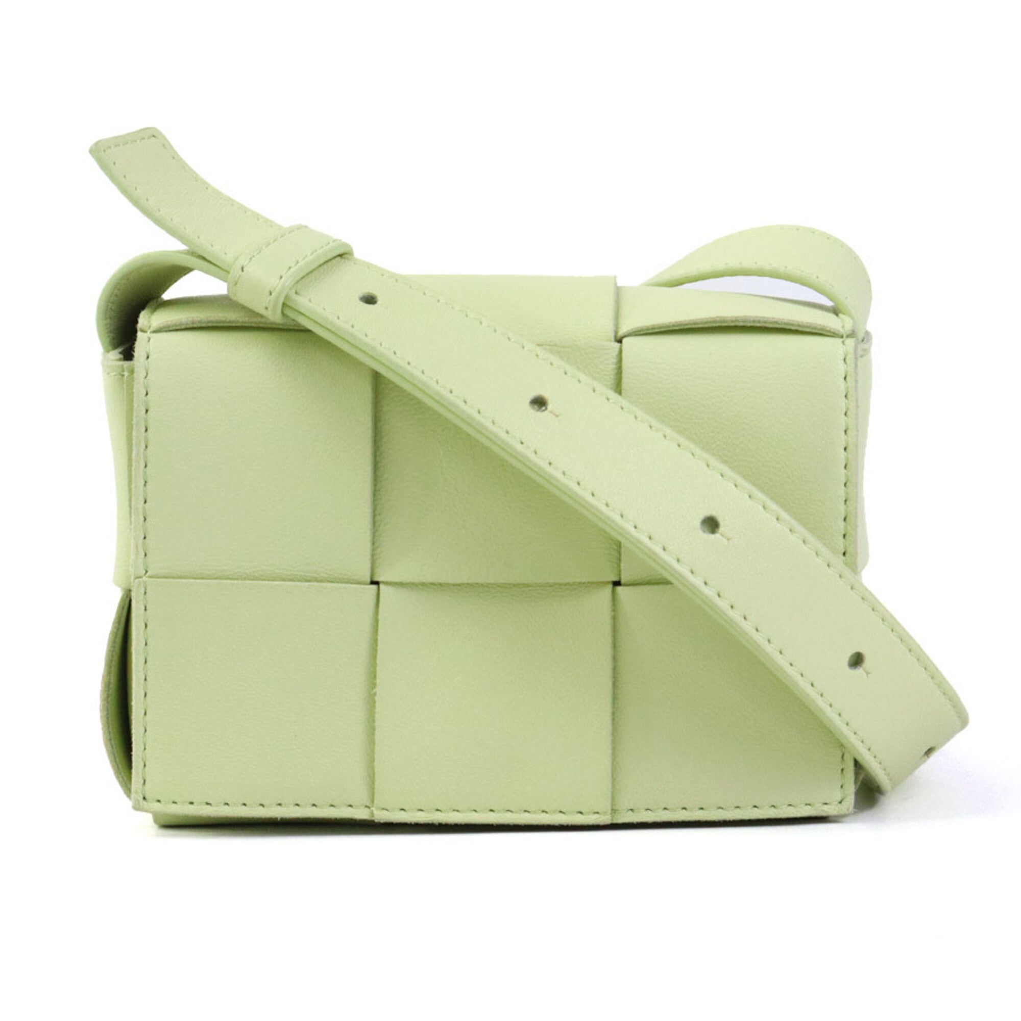 Bottega Veneta Yellow Leather Shoulder Bag (Pre-Owned)