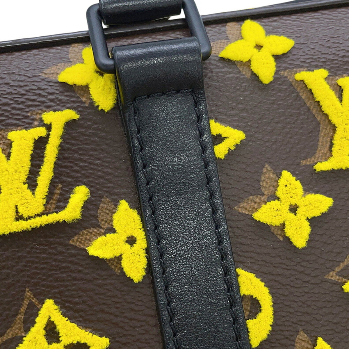 Louis Vuitton Monogram Tuffetage Black Brown Yellow Handbag Shoulder Bag (Pre-Owned)