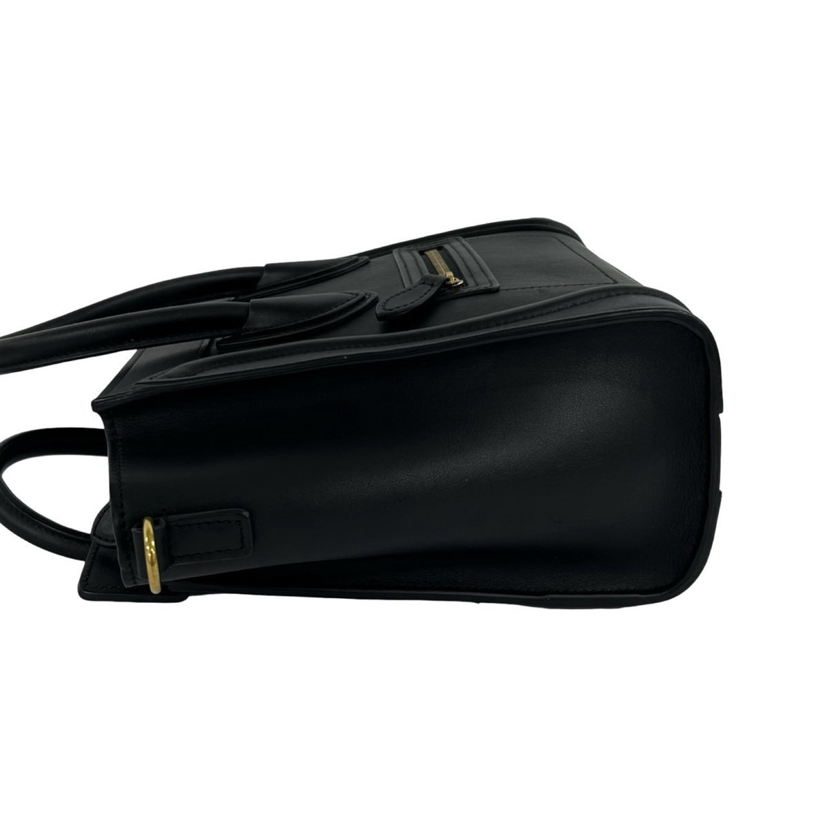 Celine Black Leather Handbag Shoulder Bag (Pre-Owned)