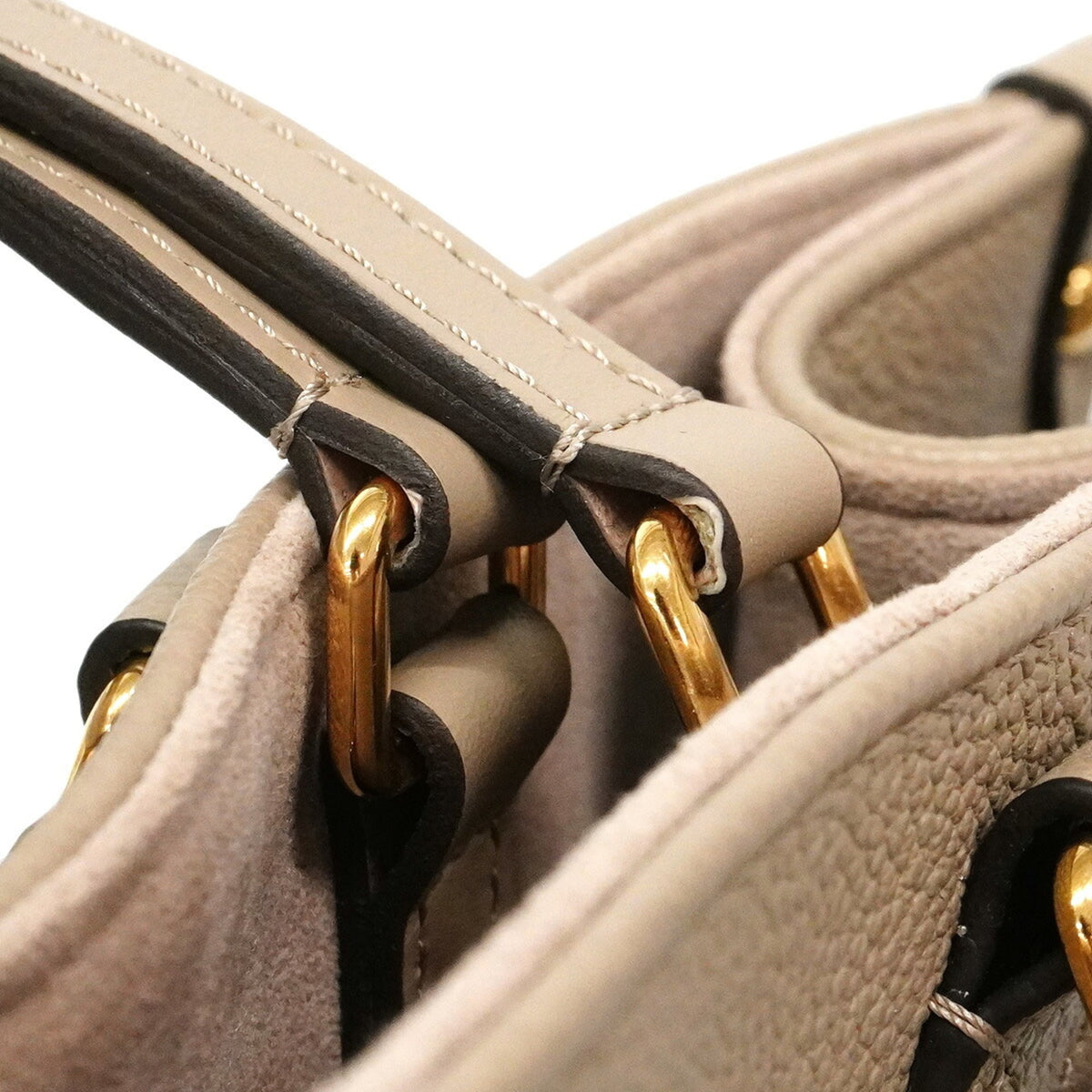 Louis Vuitton Cream Tourterelle Tote Bag (Pre-Owned)