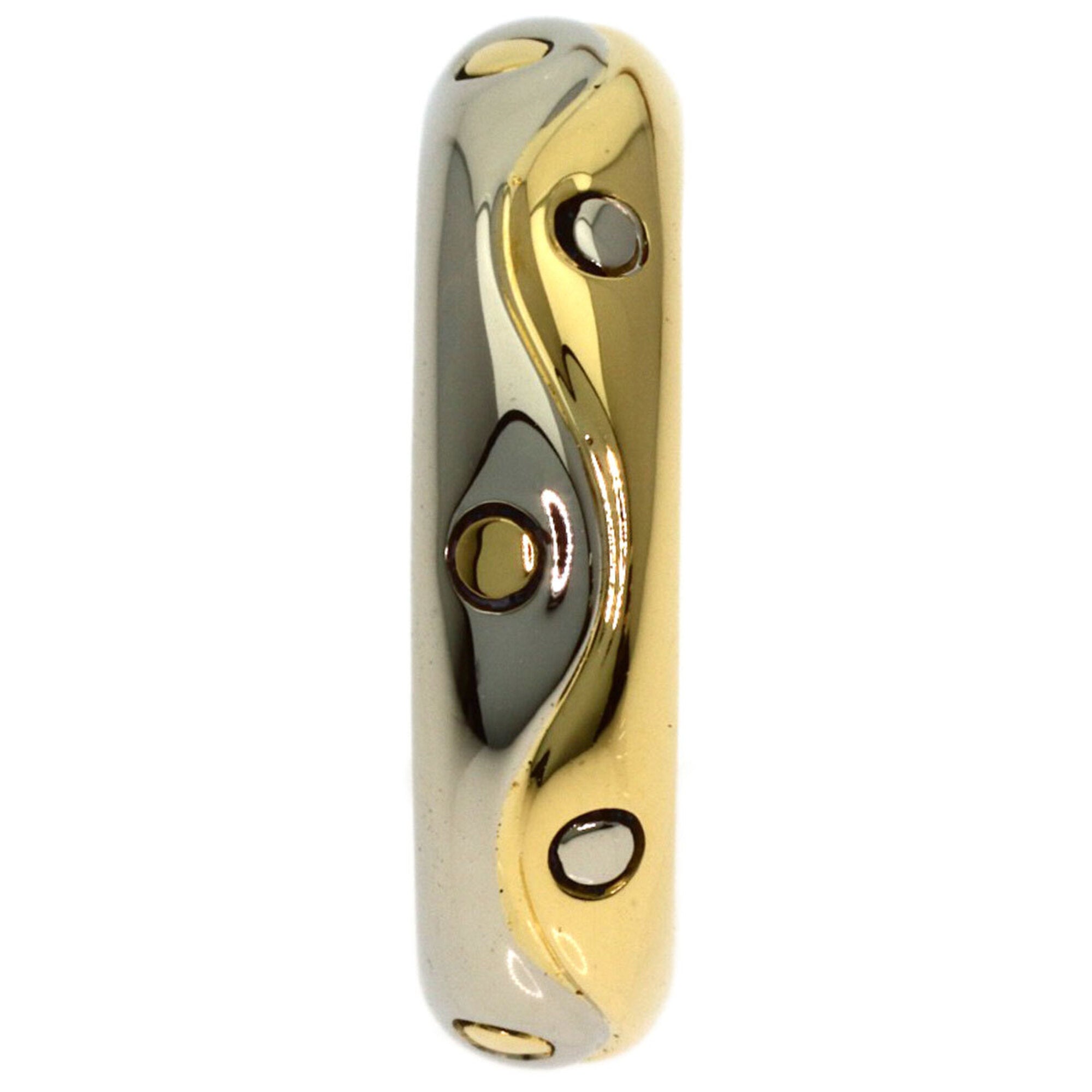 Bvlgari White Yellow Band Ring (Pre-Owned)