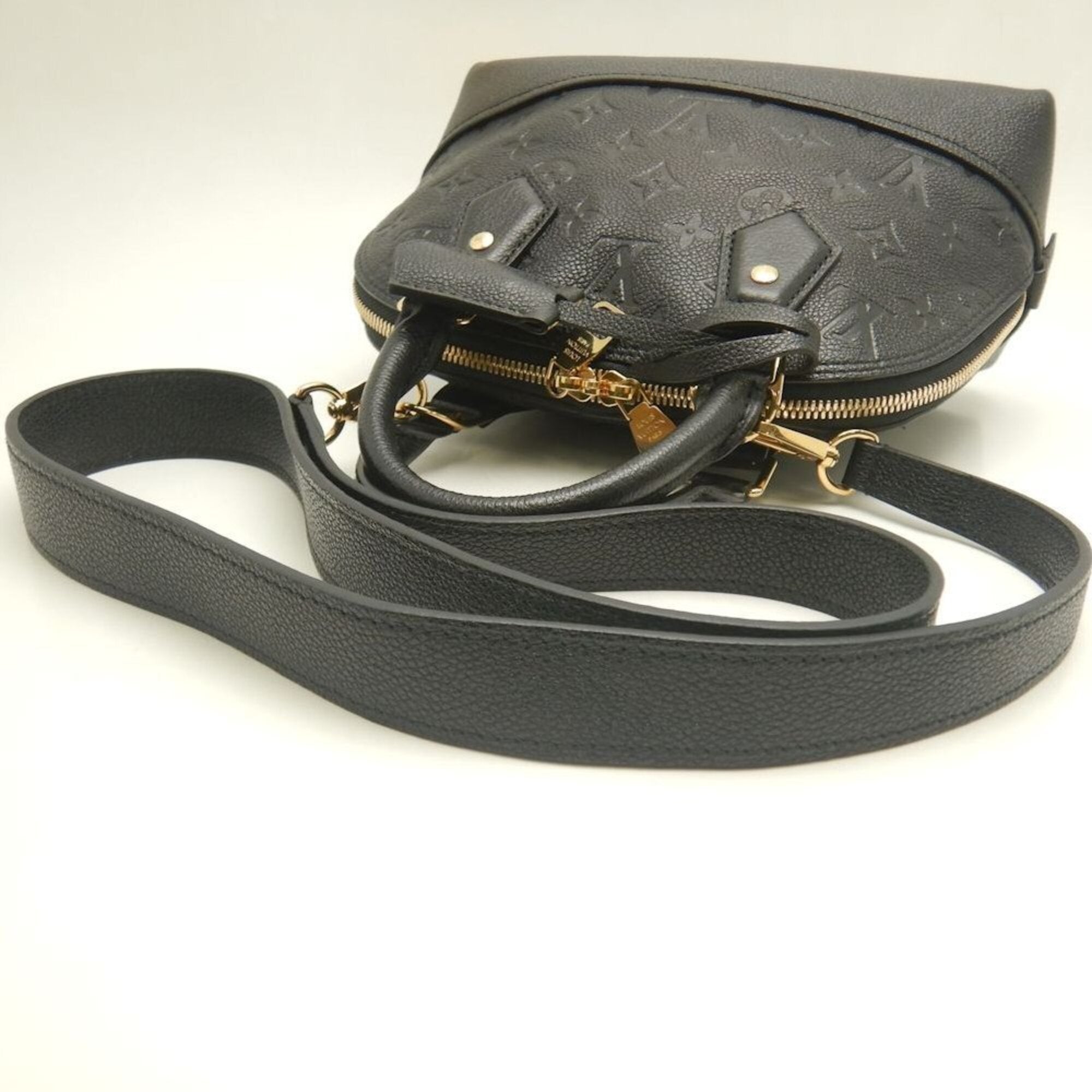Louis Vuitton Noir Monogram Empreinte Handbag (Pre-Owned)