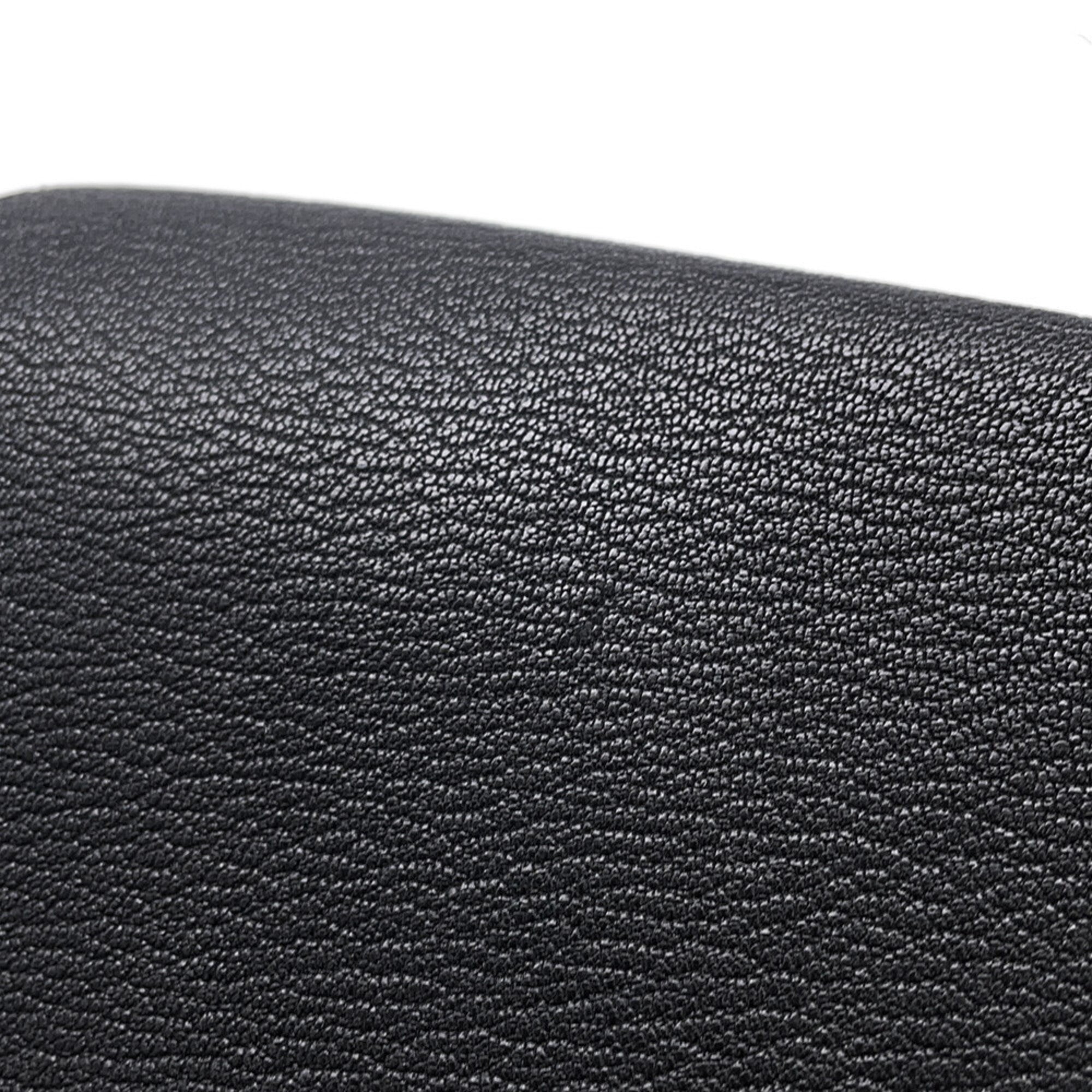 Hermes Black Chevre Myzore Leather Handbag Shoulder Bag (Pre-Owned)