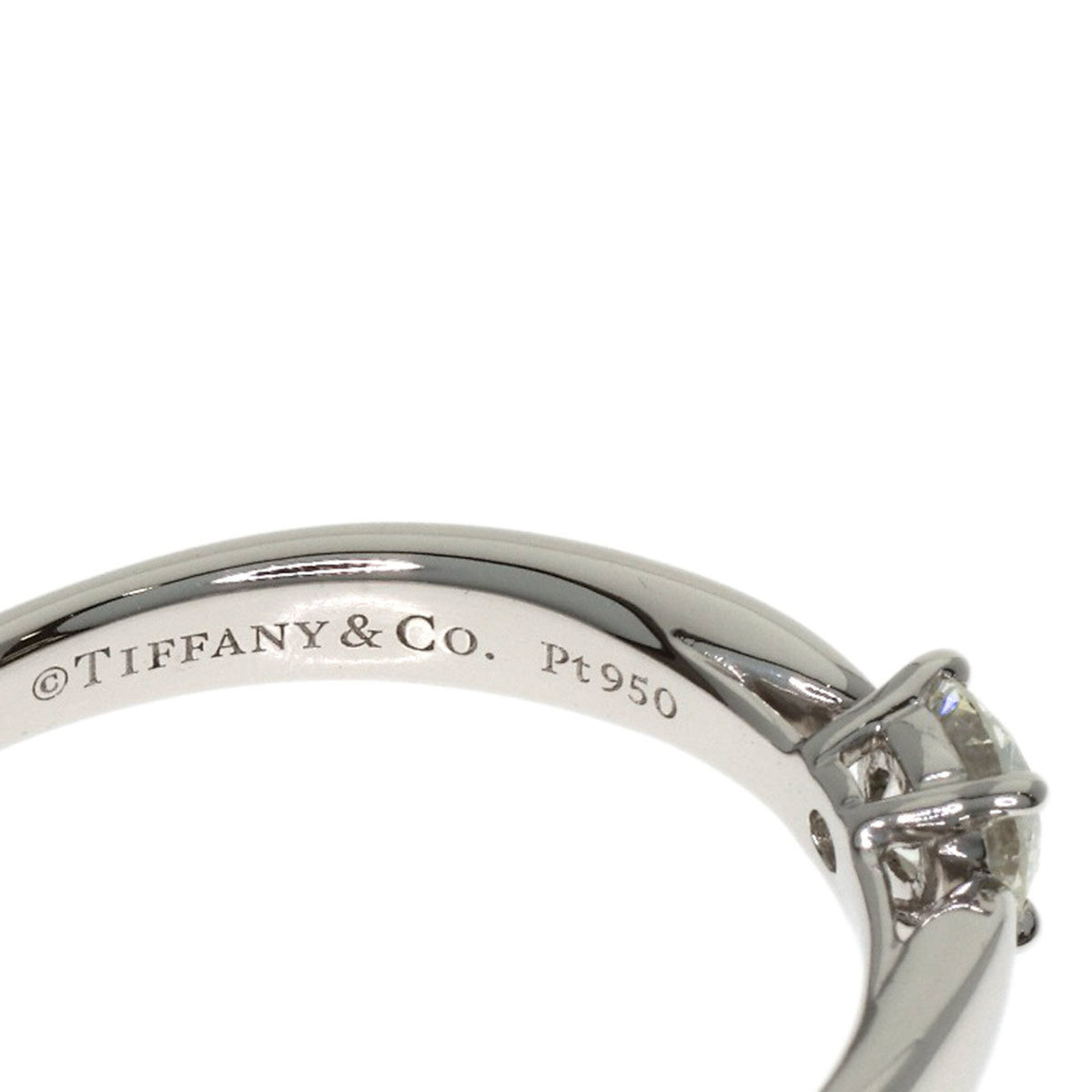 Tiffany Platinum 950 Band Ring (Pre-Owned)