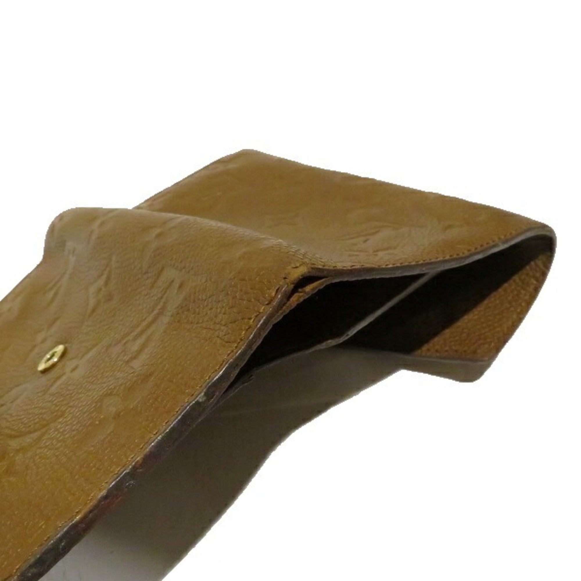 Louis Vuitton Camel Leather Wallet (Bi-Fold) (Pre-Owned)