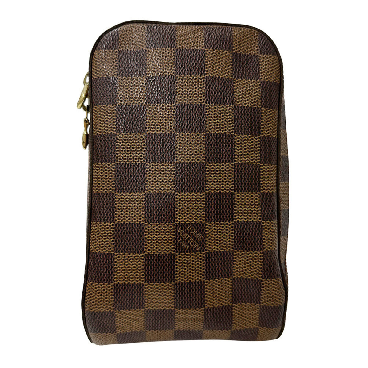 Louis Vuitton Brown Damier Canvas Handbag Sling Bag (Pre-Owned)