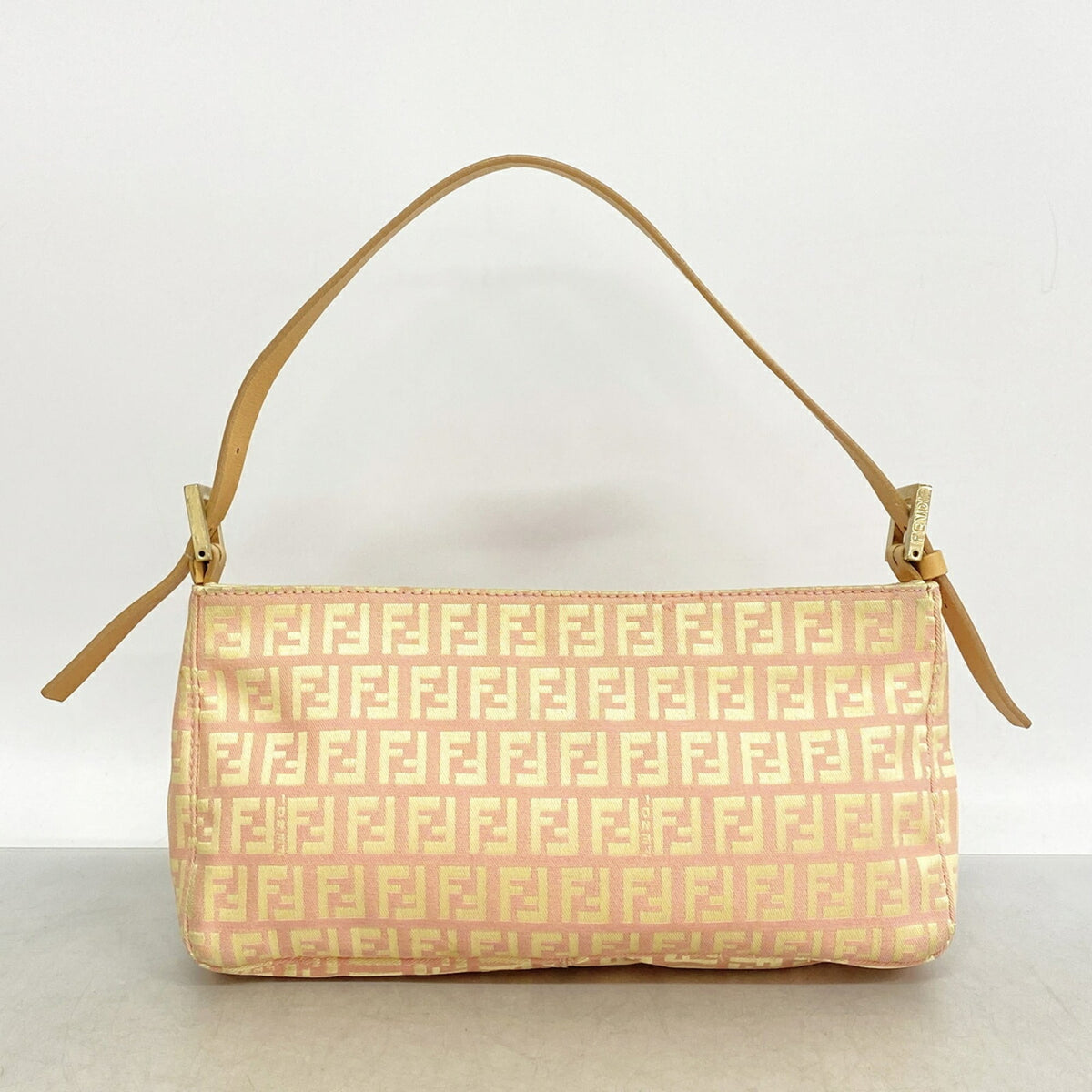 Fendi Pink Nylon Canvas Handbag (Pre-Owned)