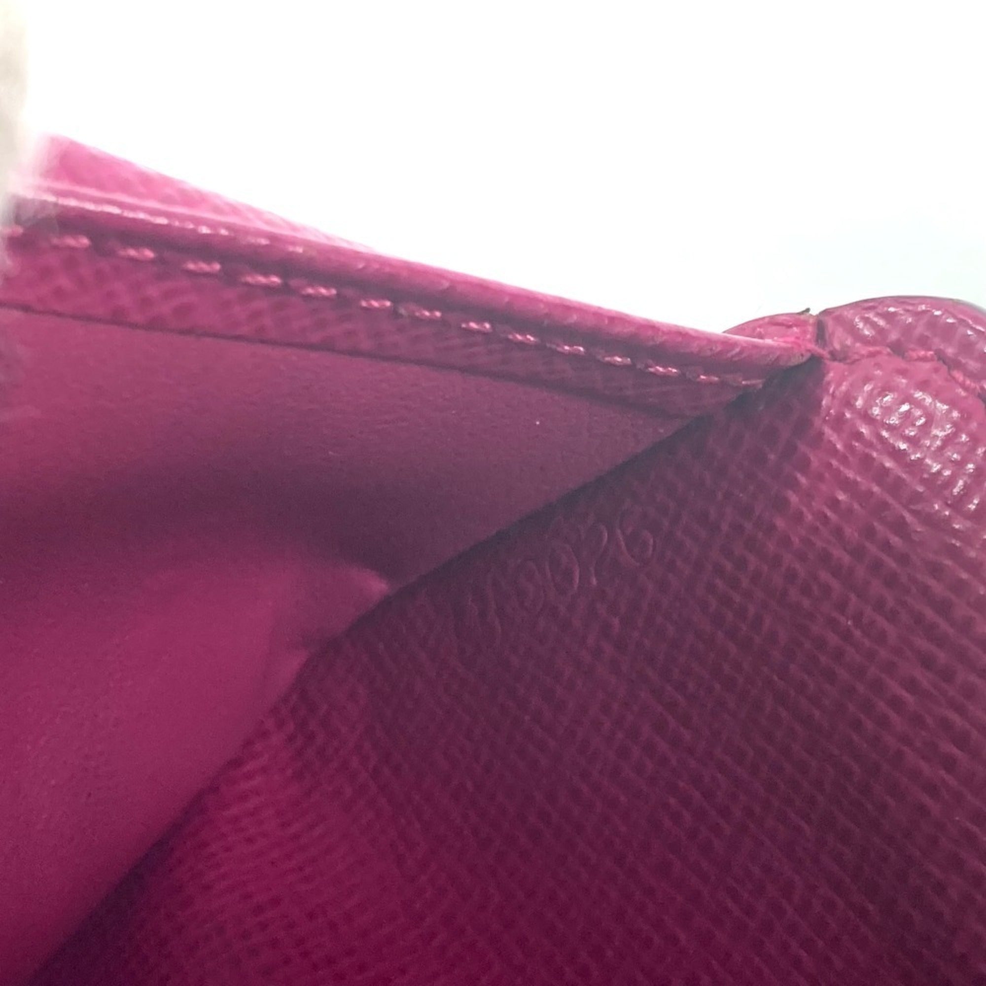 Louis Vuitton Brown Fuchsia Pink Monogram Wallet (Bi-Fold) (Pre-Owned)