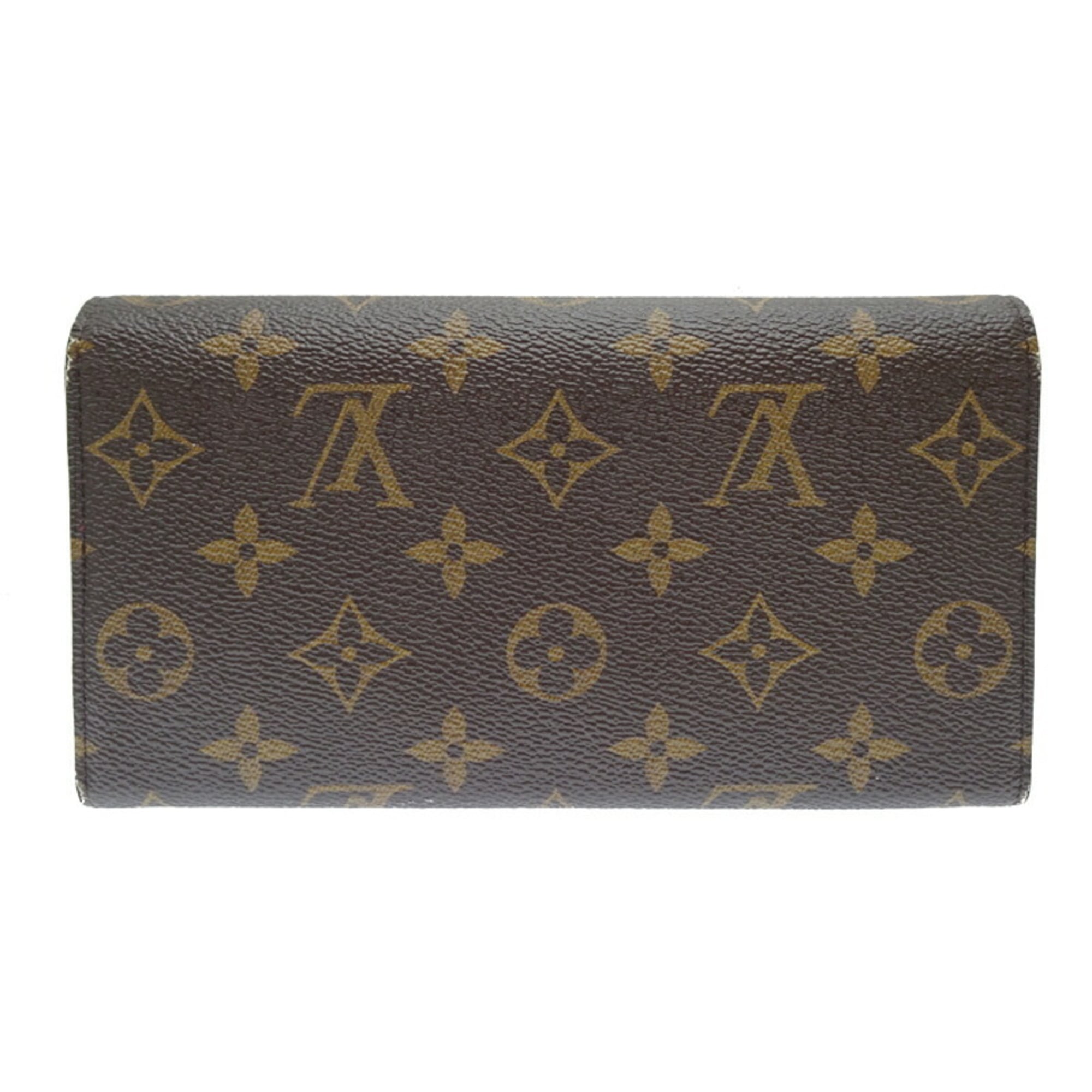 Louis Vuitton Brown Monogram Monogram Long Wallet (Tri-Fold) (Pre-Owned)