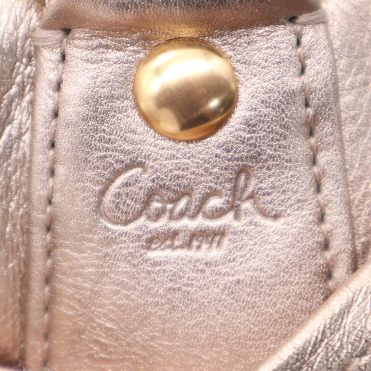 Coach Pink Gold Handbag (Pre-Owned)
