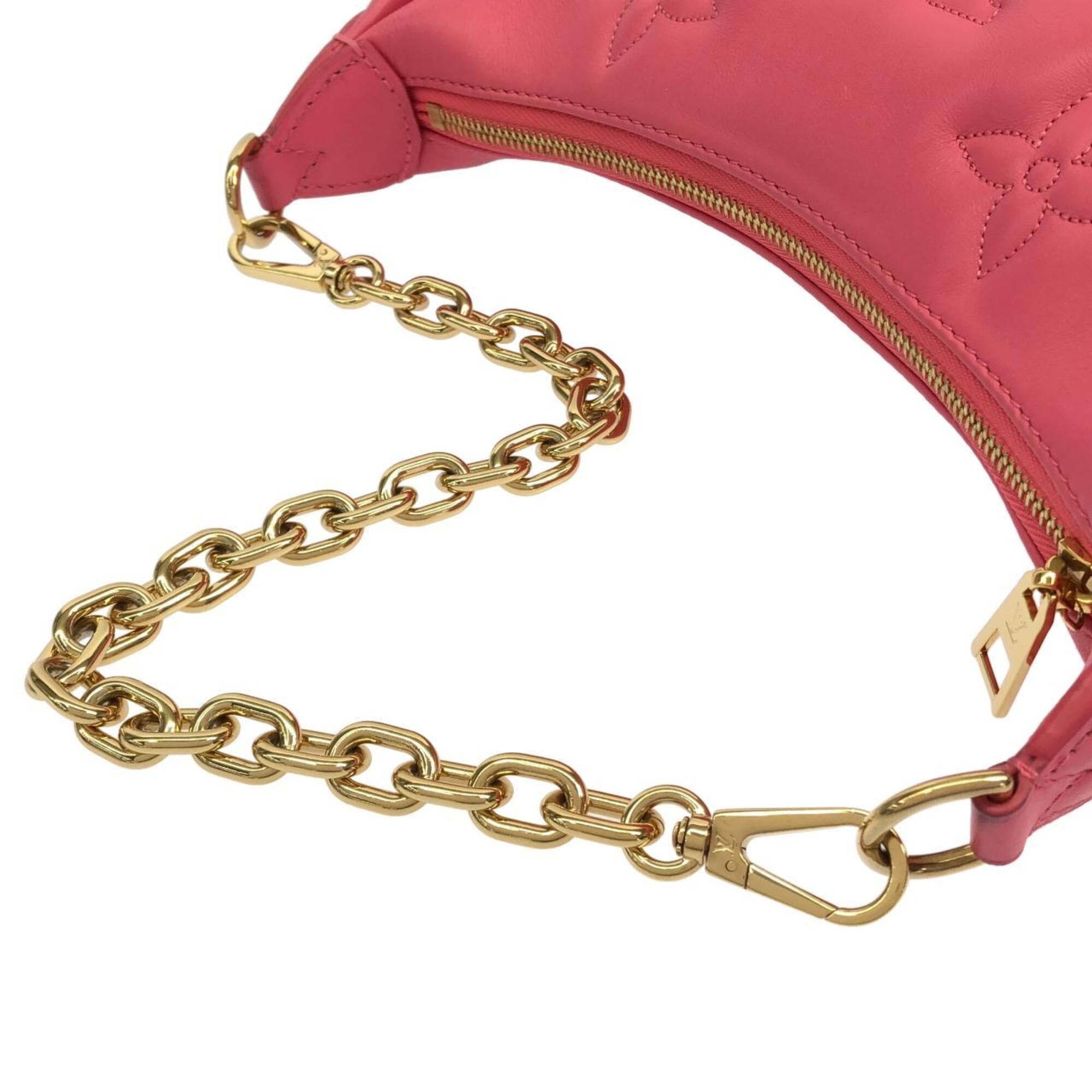 Louis Vuitton Pink Leather Shoulder Bag (Pre-Owned)