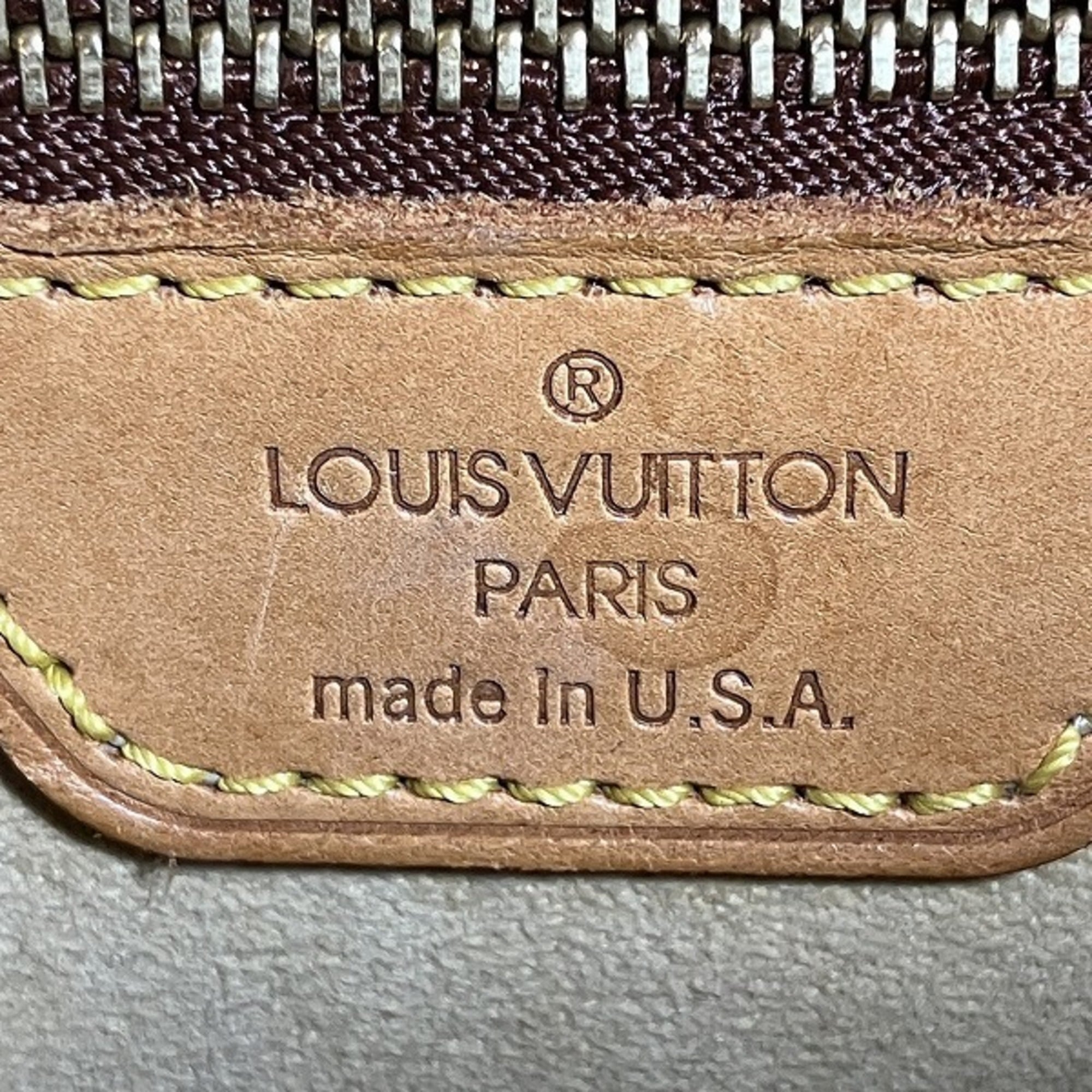 Louis Vuitton Brown Monogram Canvas Pvc Coated Canvas Handbag Shoulder Bag (Pre-Owned)