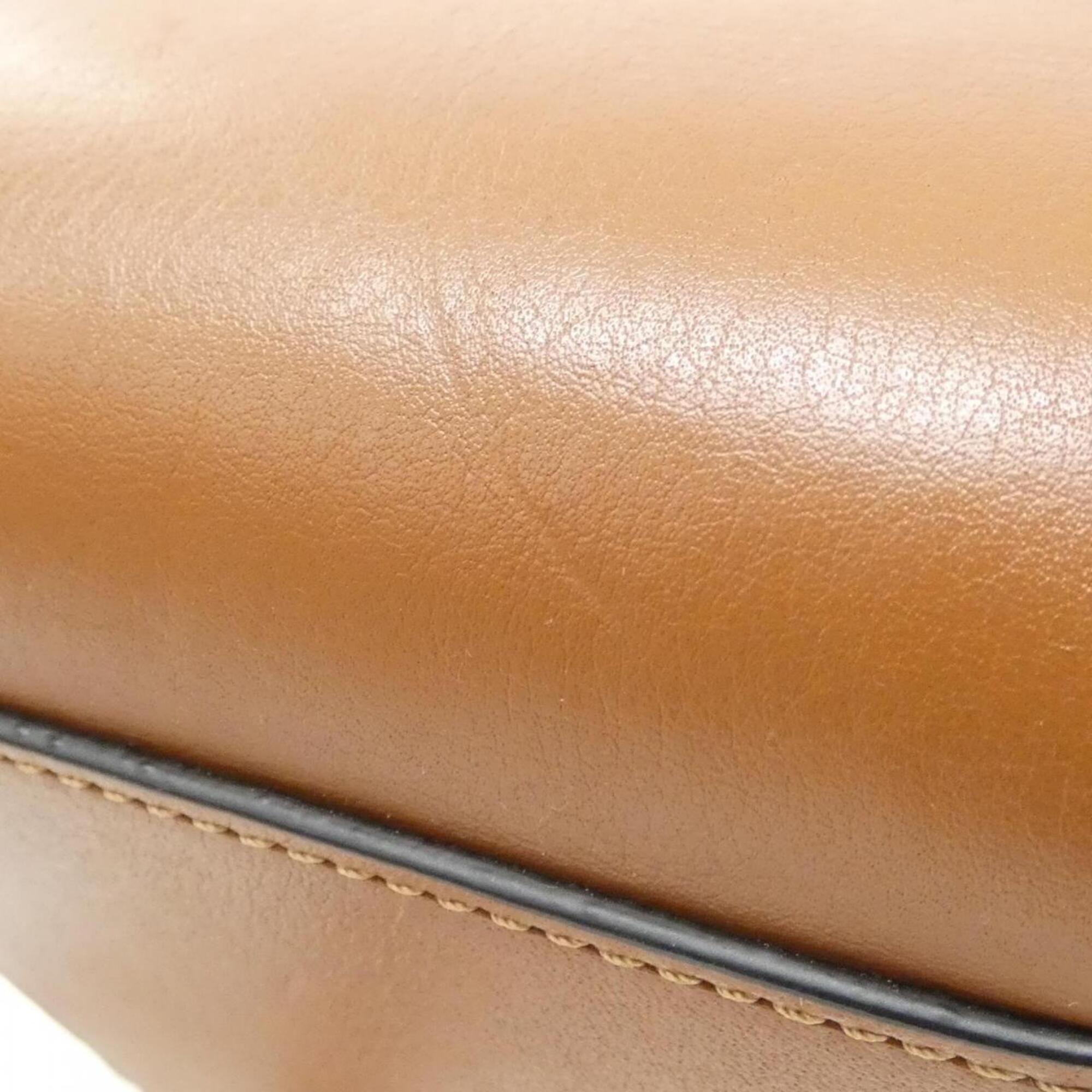 Loewe Brown Leather Shoulder Bag (Pre-Owned)
