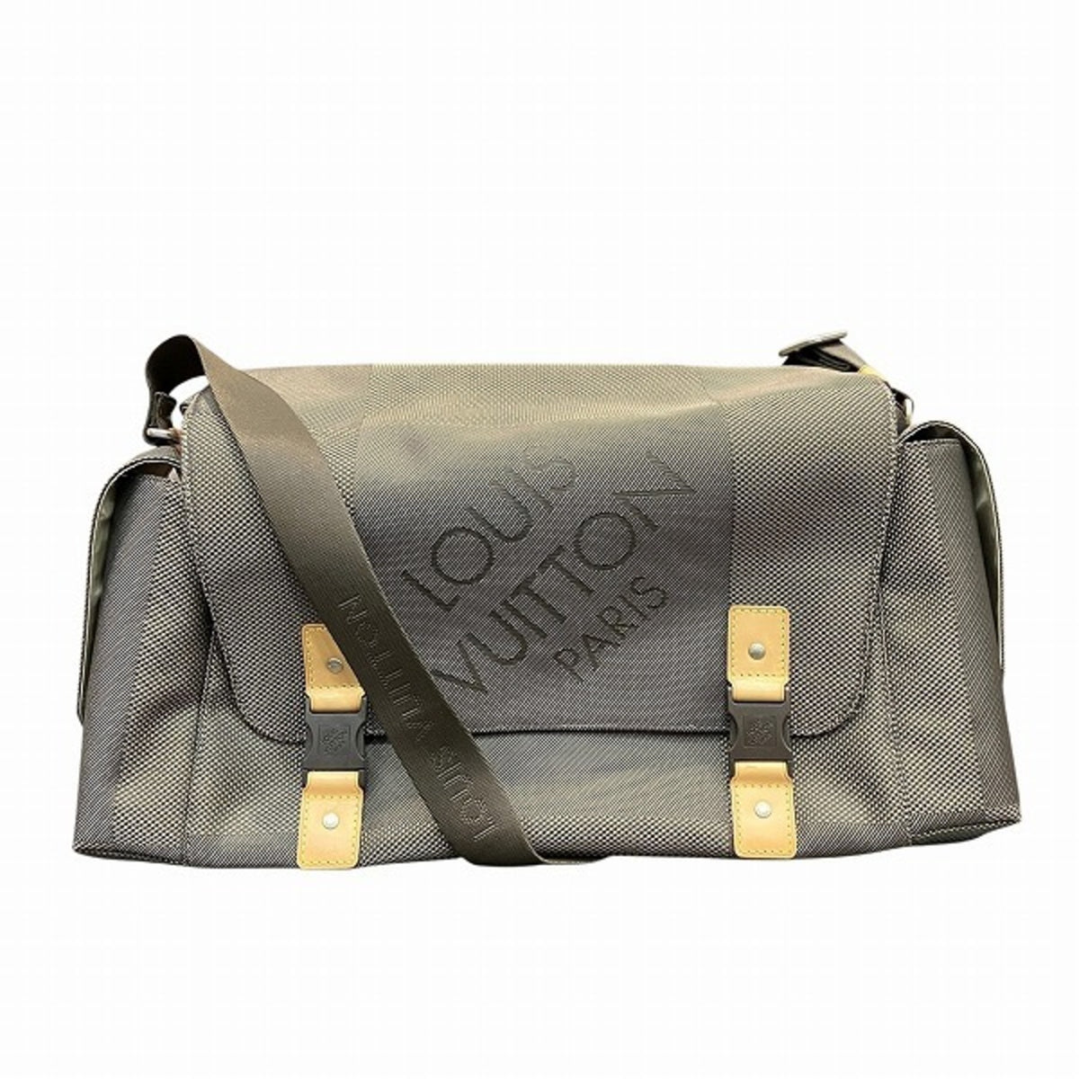 Louis Vuitton Earth Canvas Handbag Shoulder Bag (Pre-Owned)