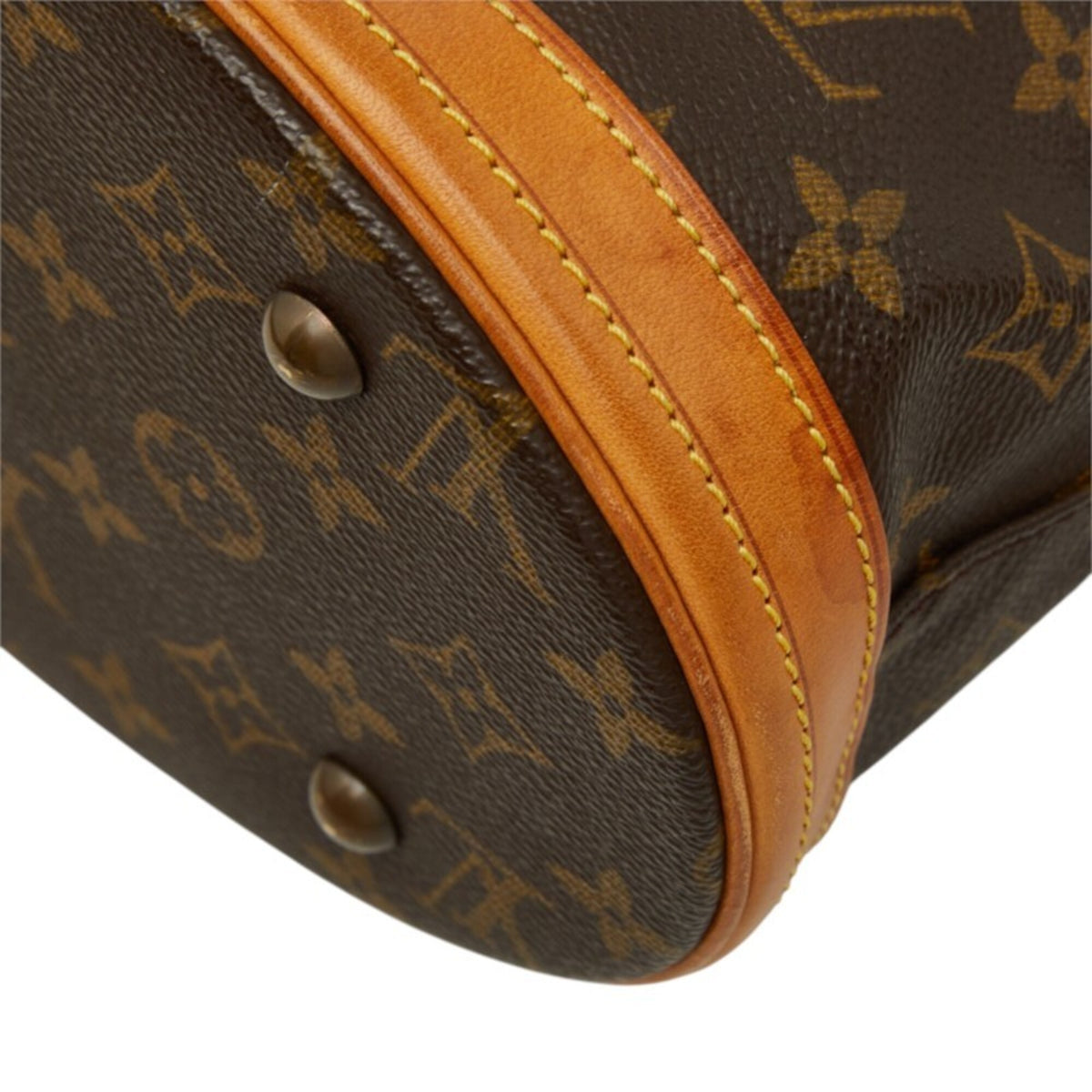 Louis Vuitton Brown Pvc Leather Pouch Shoulder Bag (Pre-Owned)