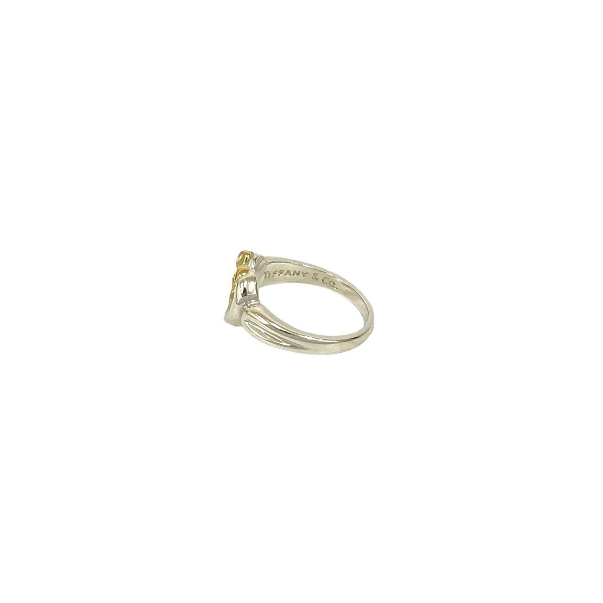 Tiffany Gold Silver Gold (18K) Silver 925 Band Ring (Pre-Owned)