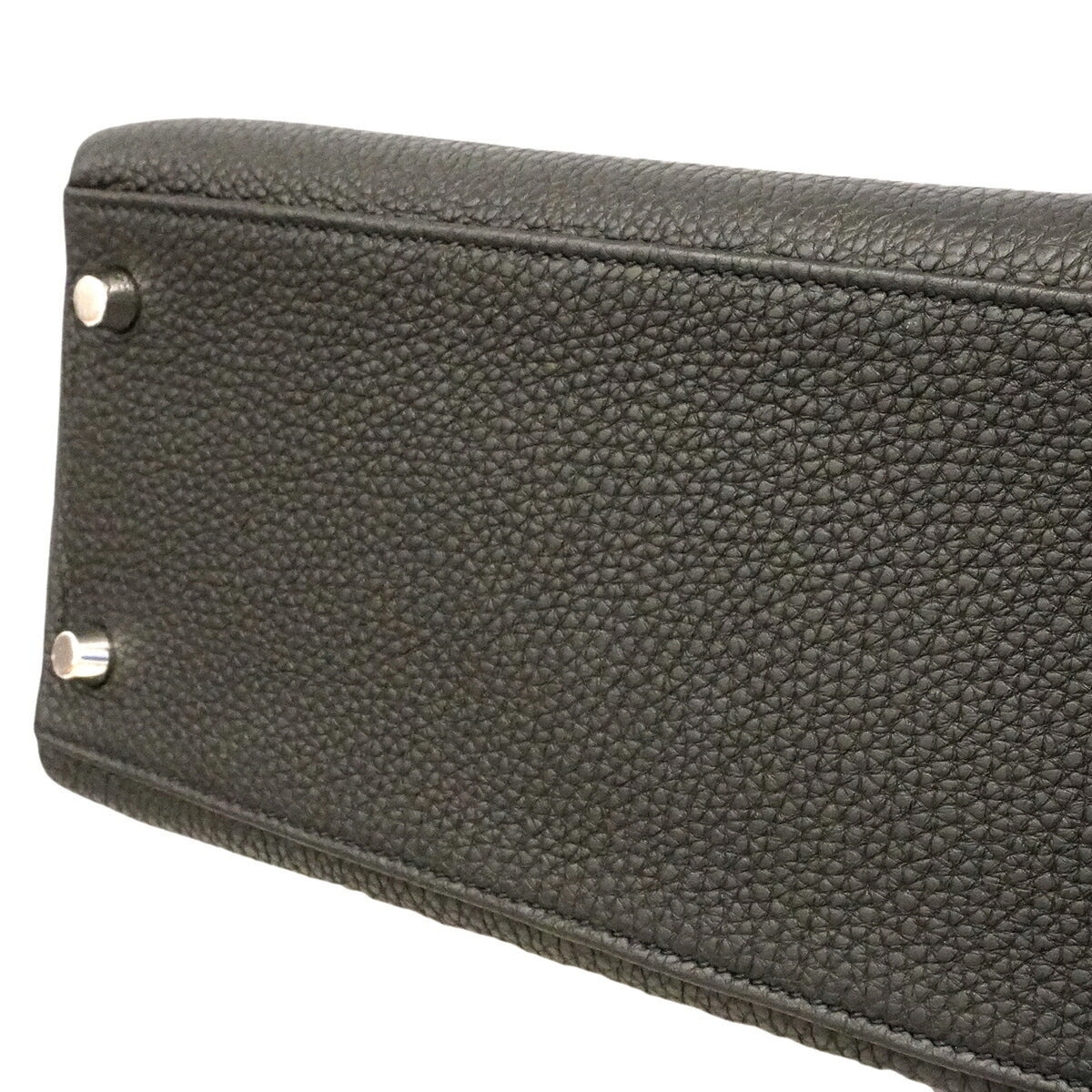 Hermes Black Togo Leather Handbag (Pre-Owned)