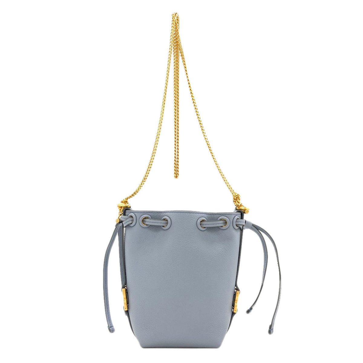 Chloé Light Blue Leather Shoulder Bag (Pre-Owned)