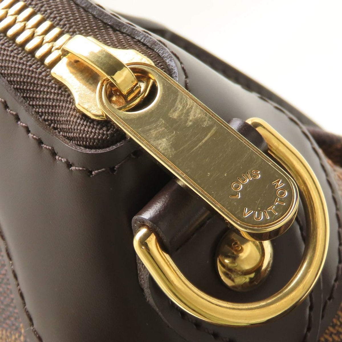 Louis Vuitton Ebene Damier Canvas Handbag Shoulder Bag (Pre-Owned)