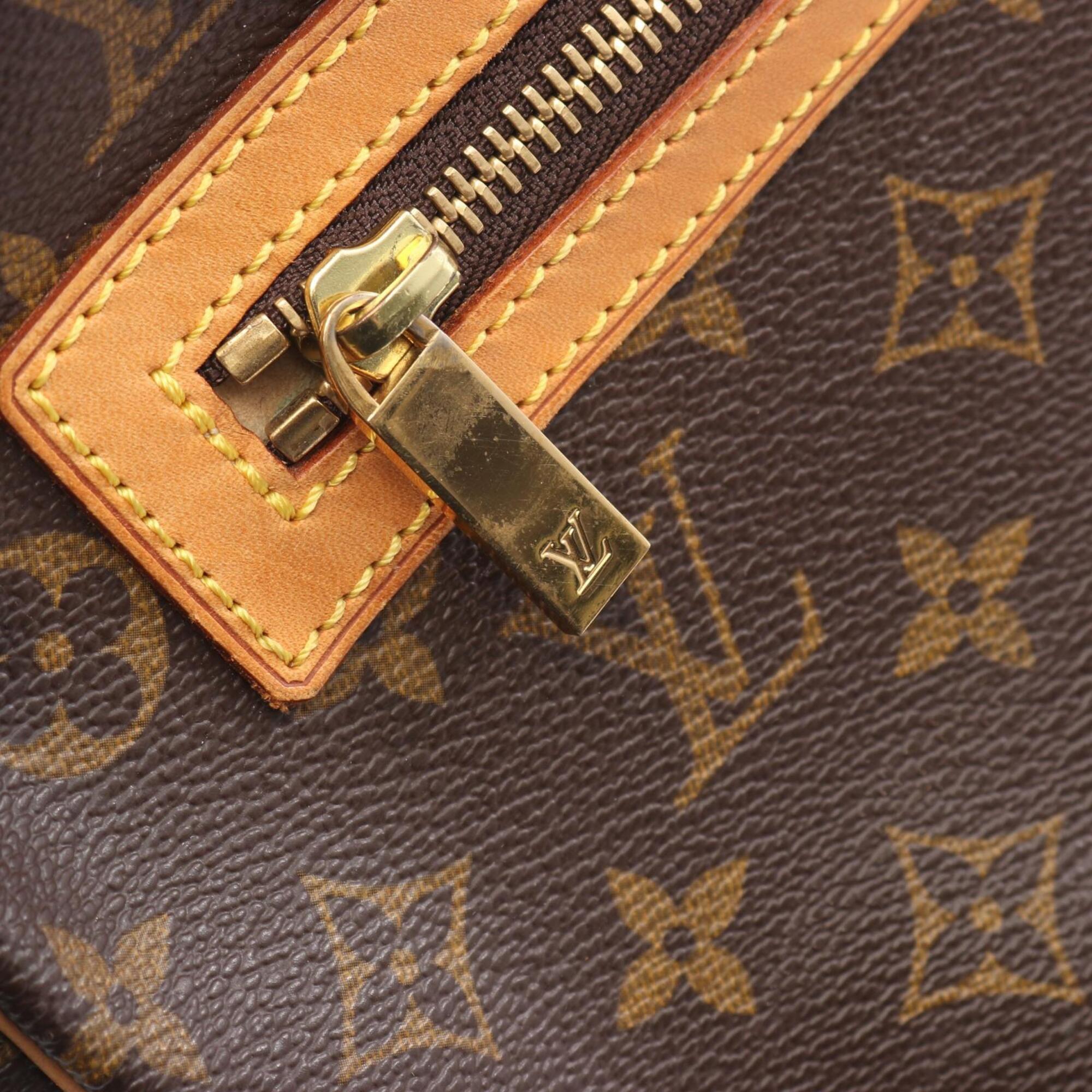 Louis Vuitton Brown Monogram Coated Canvas Handbag Shoulder Bag (Pre-Owned)