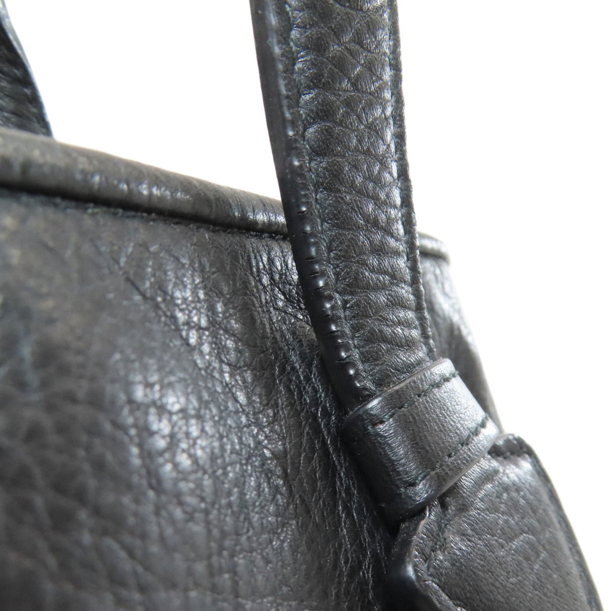 Loewe Dark Brown Leather Tote Bag (Pre-Owned)