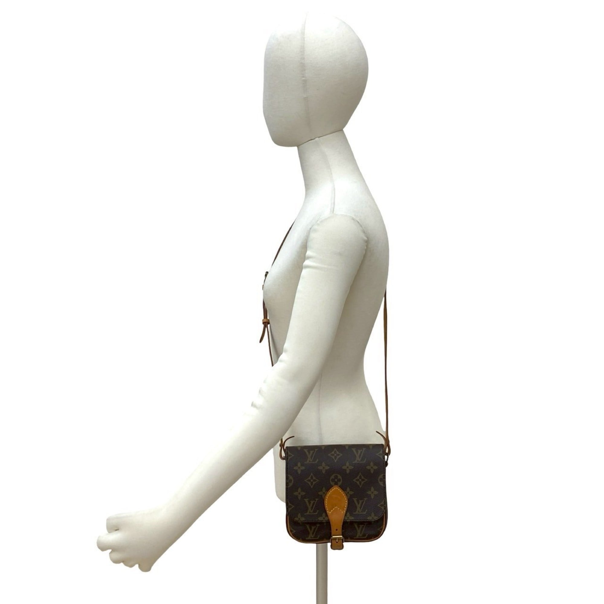 Louis Vuitton Brown Pvc Leather Pochette Shoulder Bag (Pre-Owned)