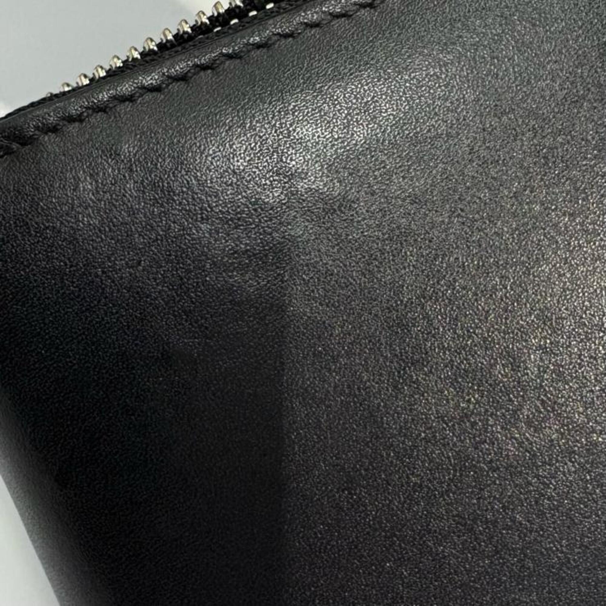 Loewe Black Leather Long Wallet (Bi-Fold) (Pre-Owned)
