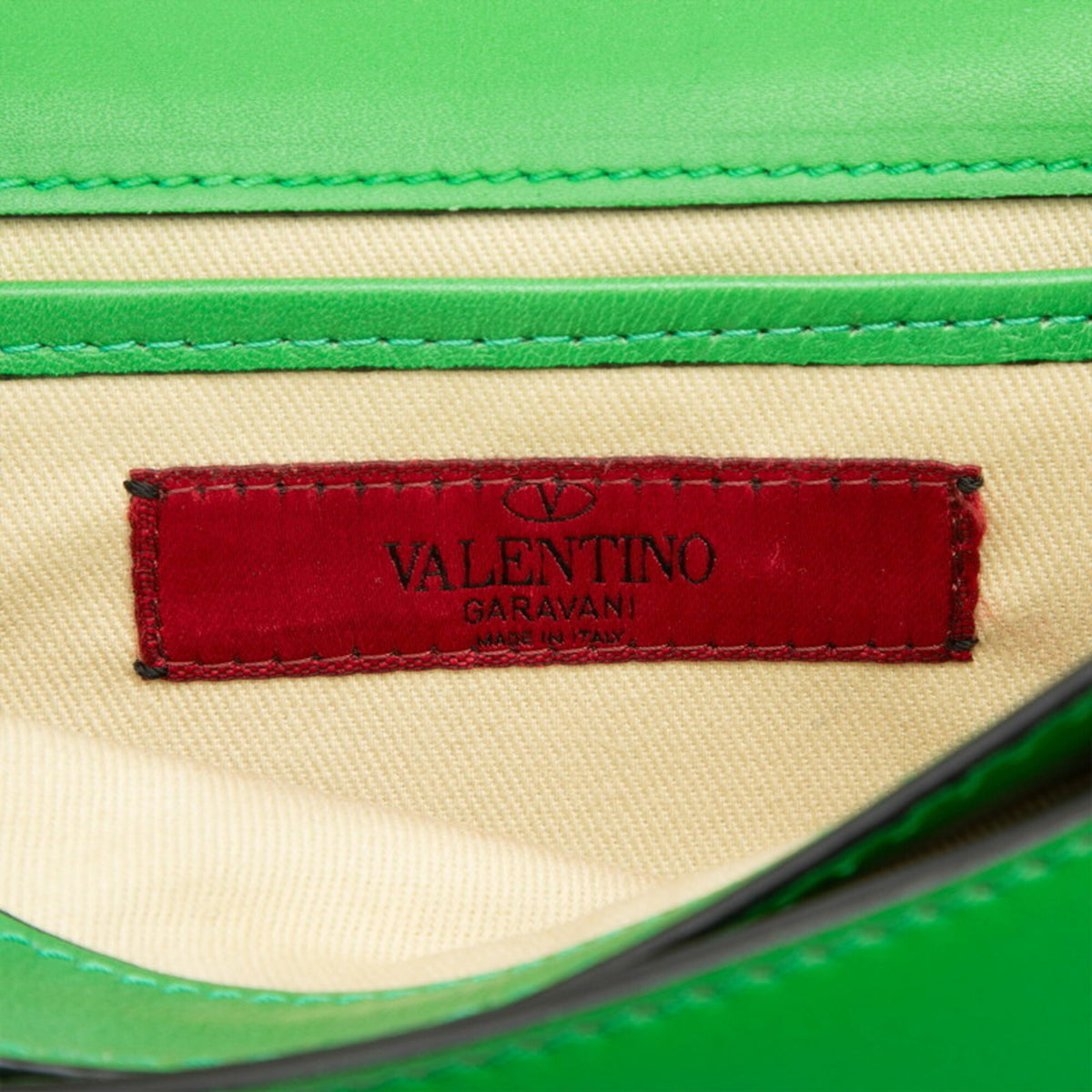 Valentino Green Leather Handbag (Pre-Owned)