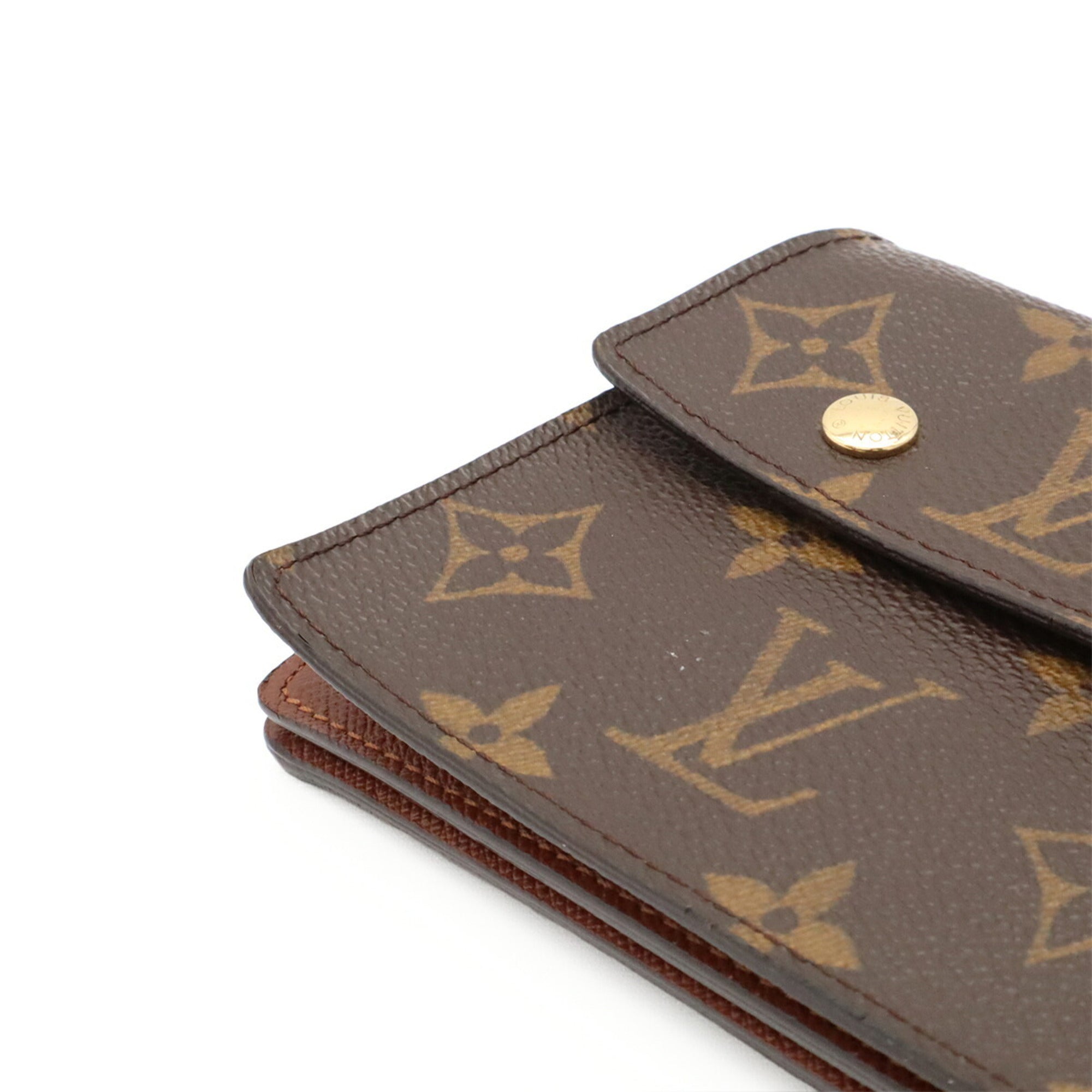 Louis Vuitton Monogram Brown Monogram Monogram Long Wallet (Bi-Fold) (Pre-Owned)