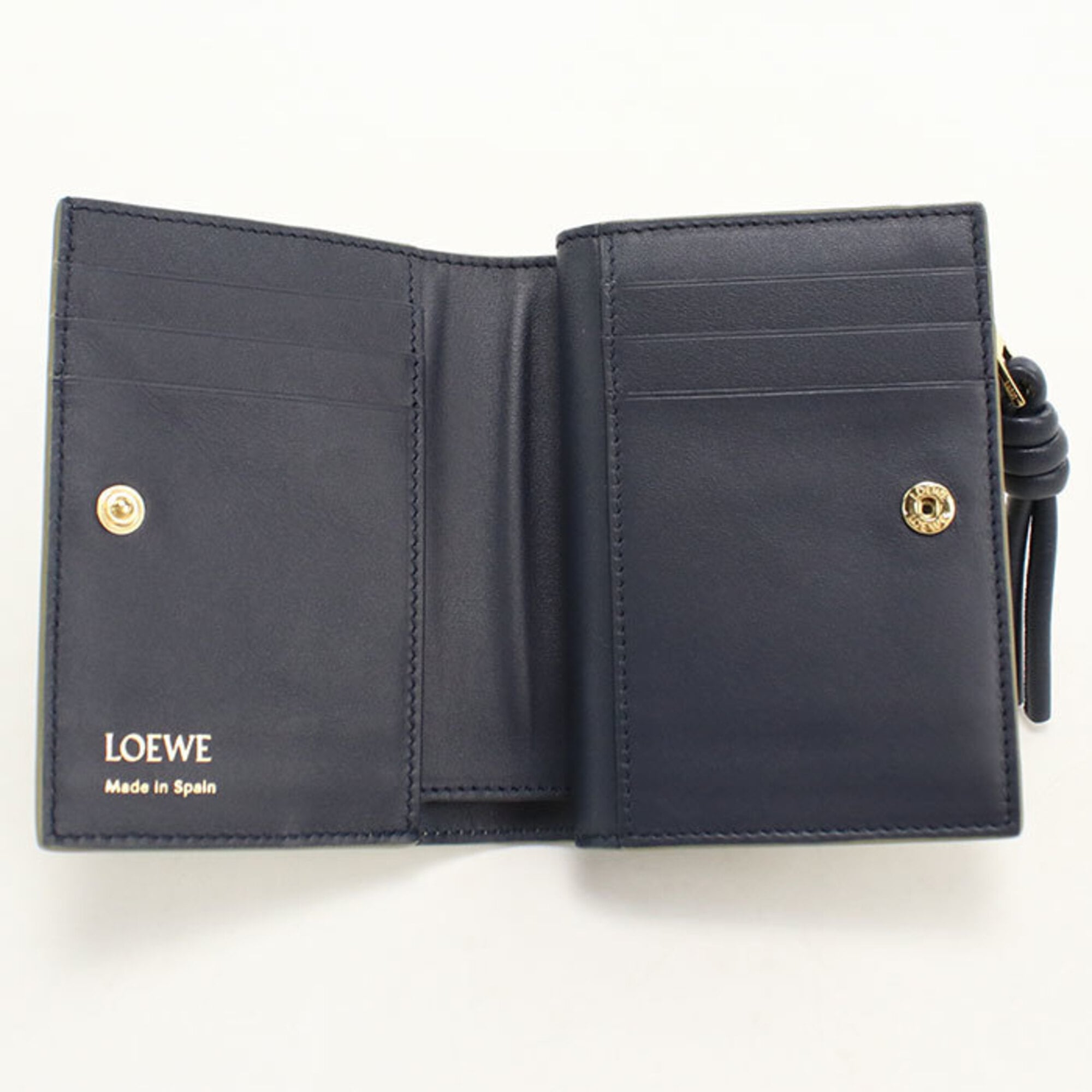 Loewe Khaki Wallet (Bi-Fold) (Pre-Owned)